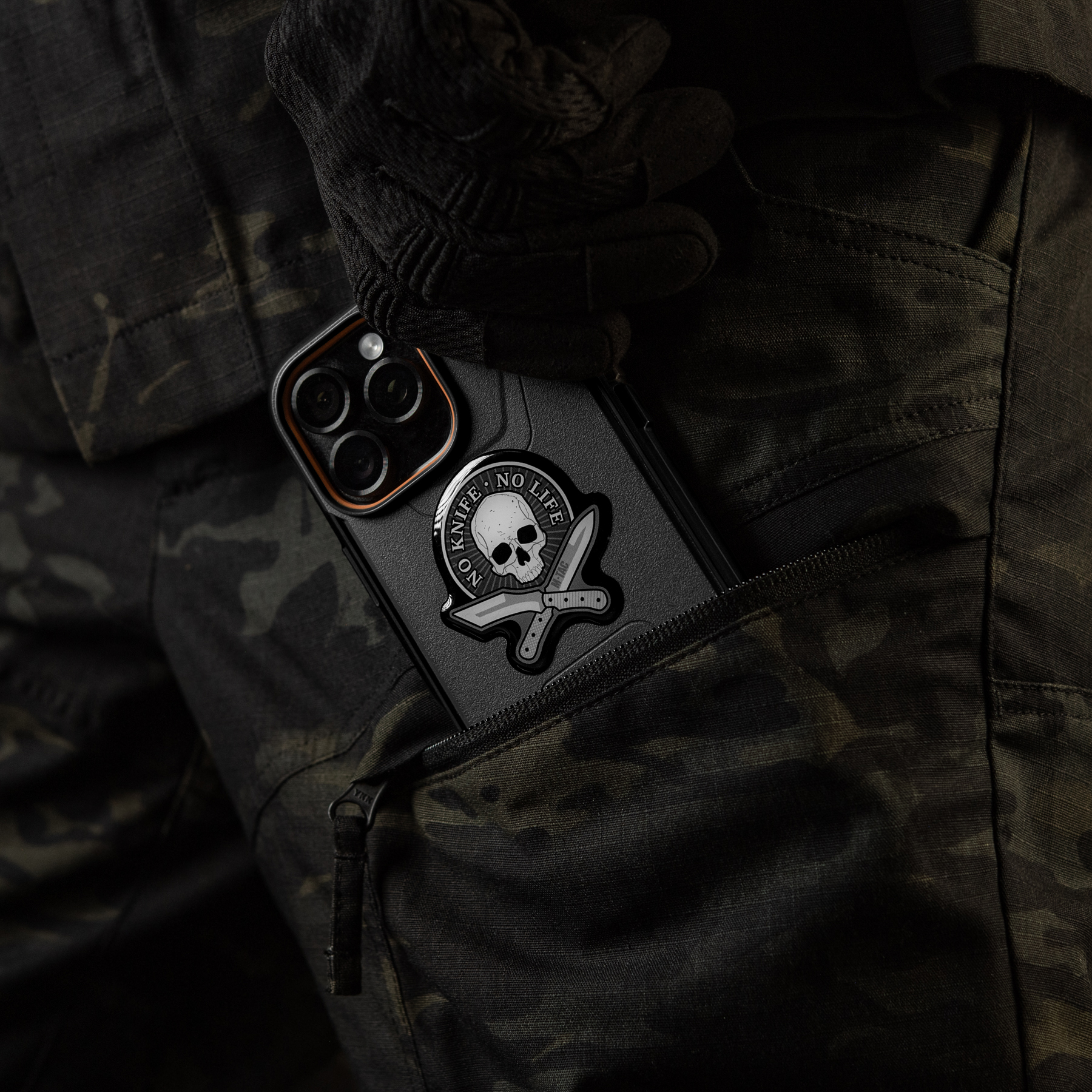 M-Tac наклейка обємна No Knife - No Life — 10