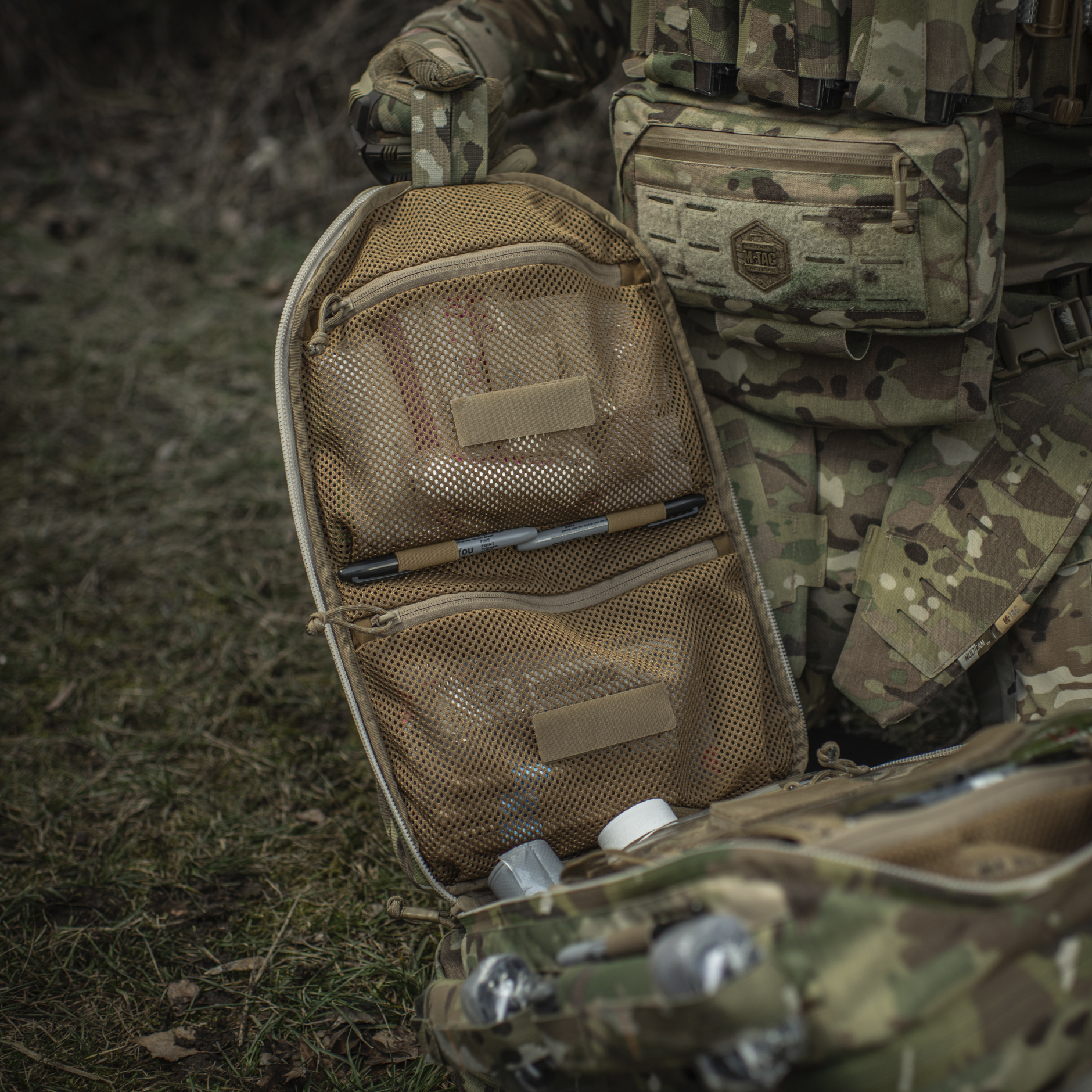M-Tac рюкзак боевого медика Elite Multicam — 46