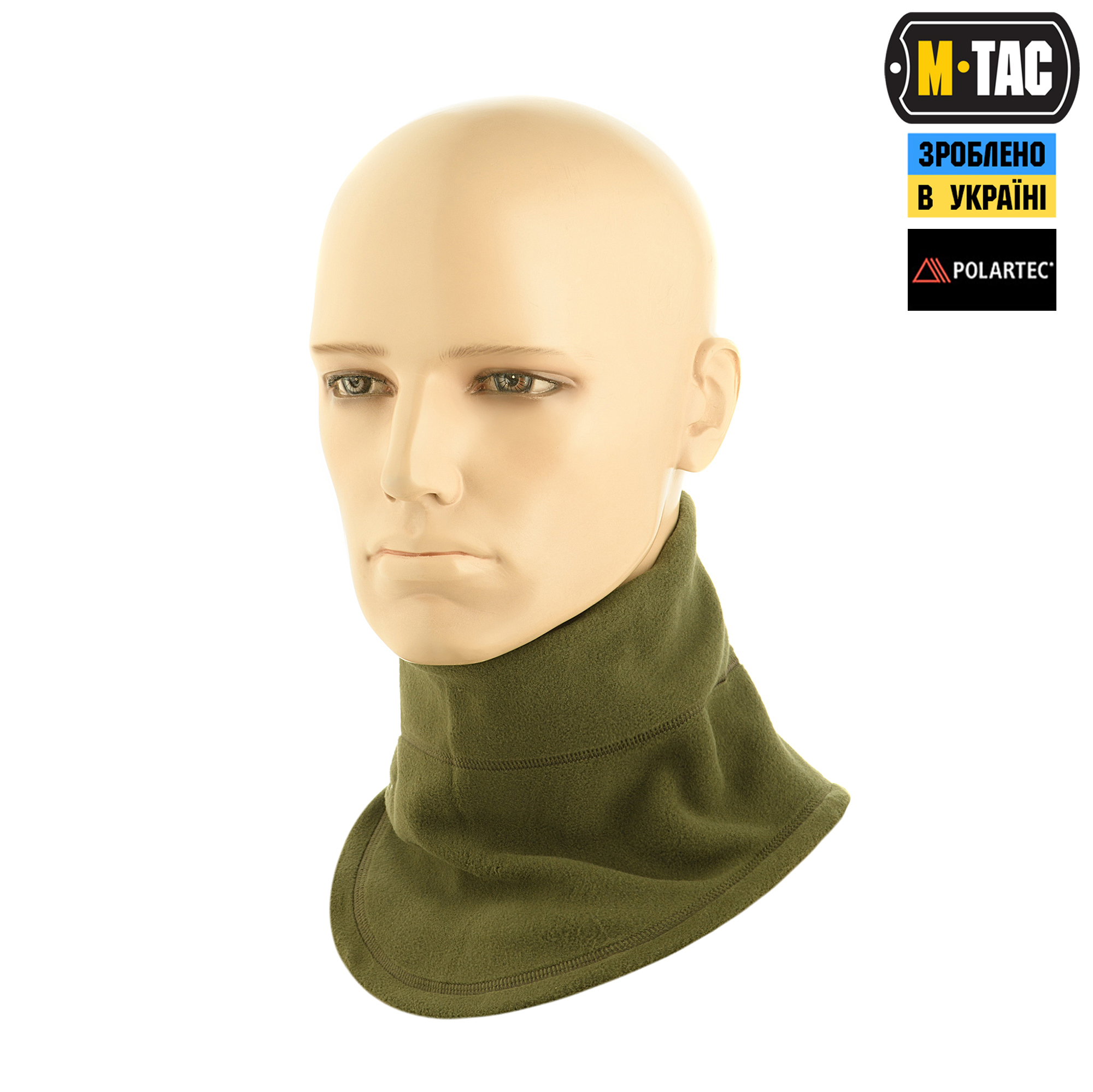 M-Tac шарф-труба анатомический Polartec Army Olive — 3