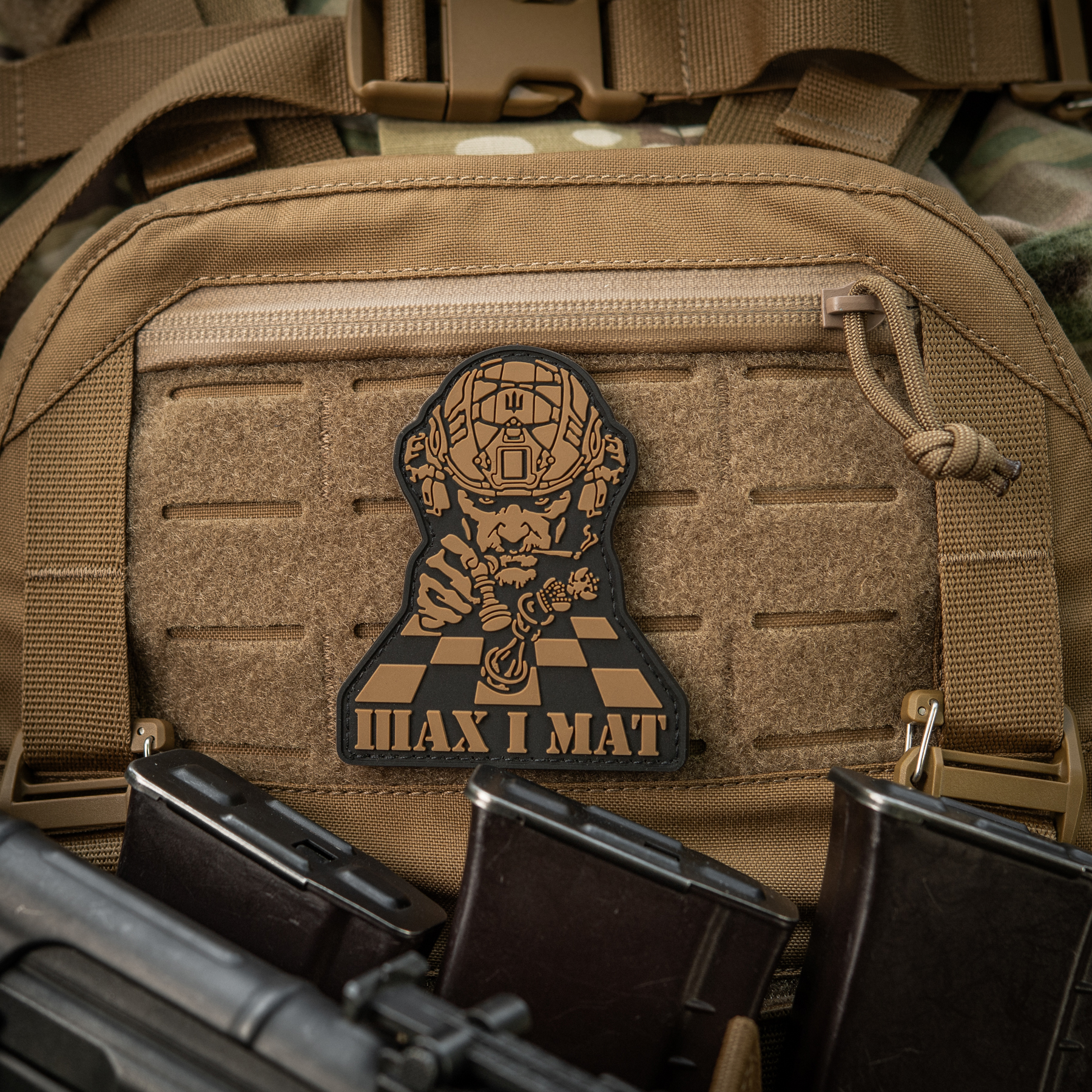 M-Tac нашивка Шах і Мат Black/Coyote — 5