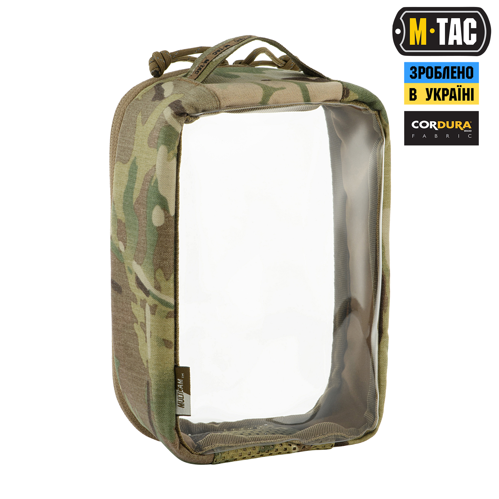 M-Tac органайзер утилитарный прозрачный Elite Small (22х14 см) Multicam — 4