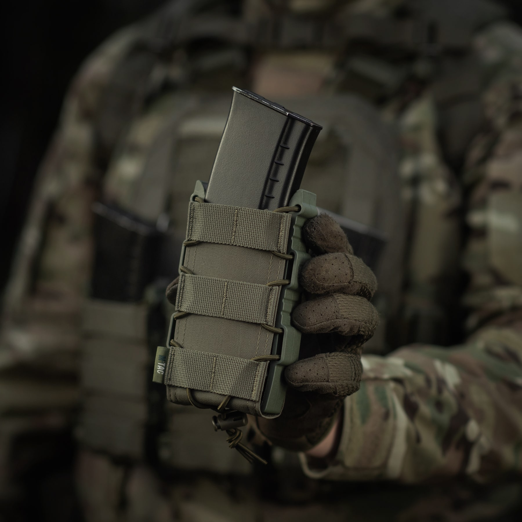 M-Tac подсумок открытый для магазина FAST Elite Ranger Green — 20