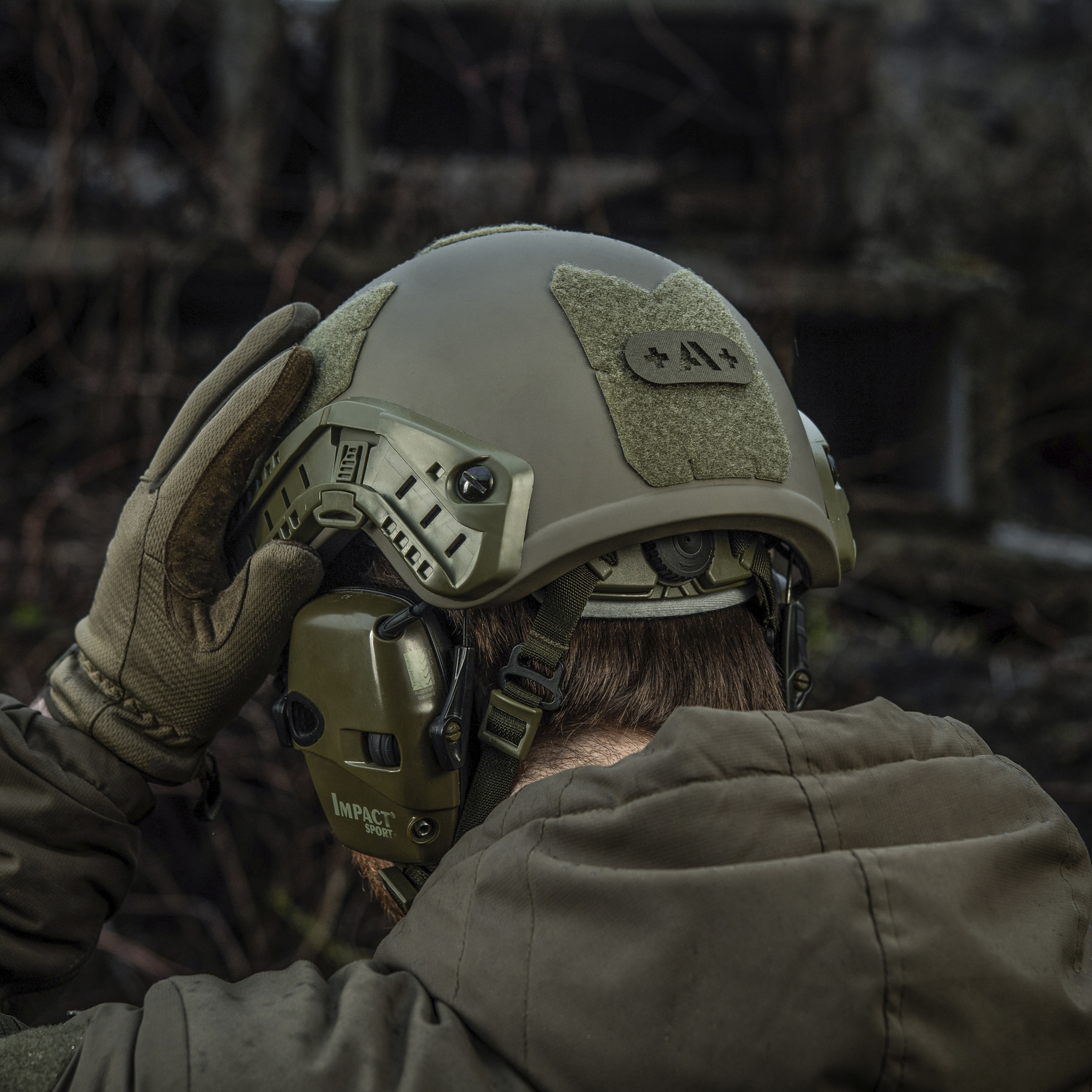 M-Tac нашивка группа крови +A+ сквозная Laser Cut Ranger Green — 6