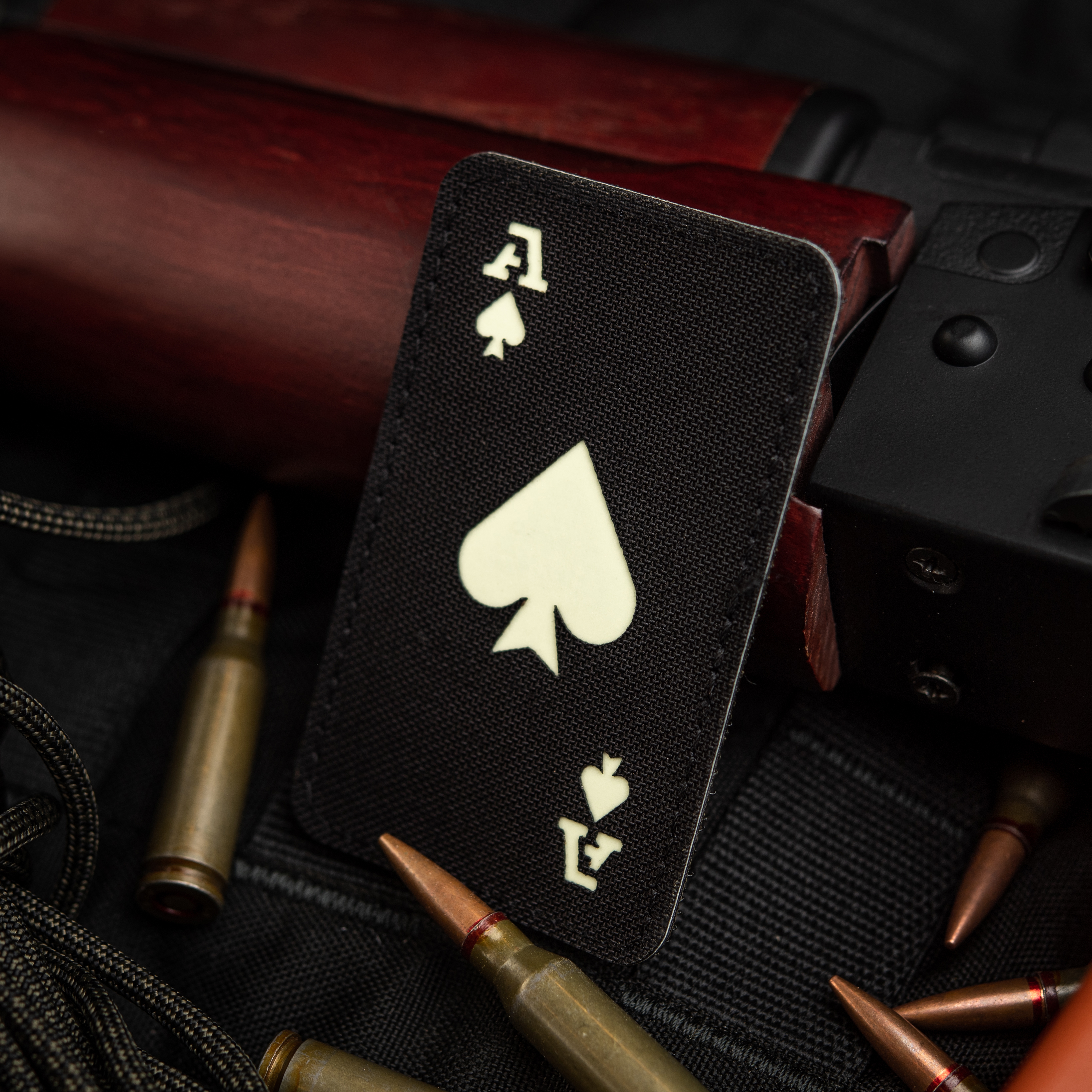 M-Tac нашивка Ace of Spades Laser Cut Black/GID — 6