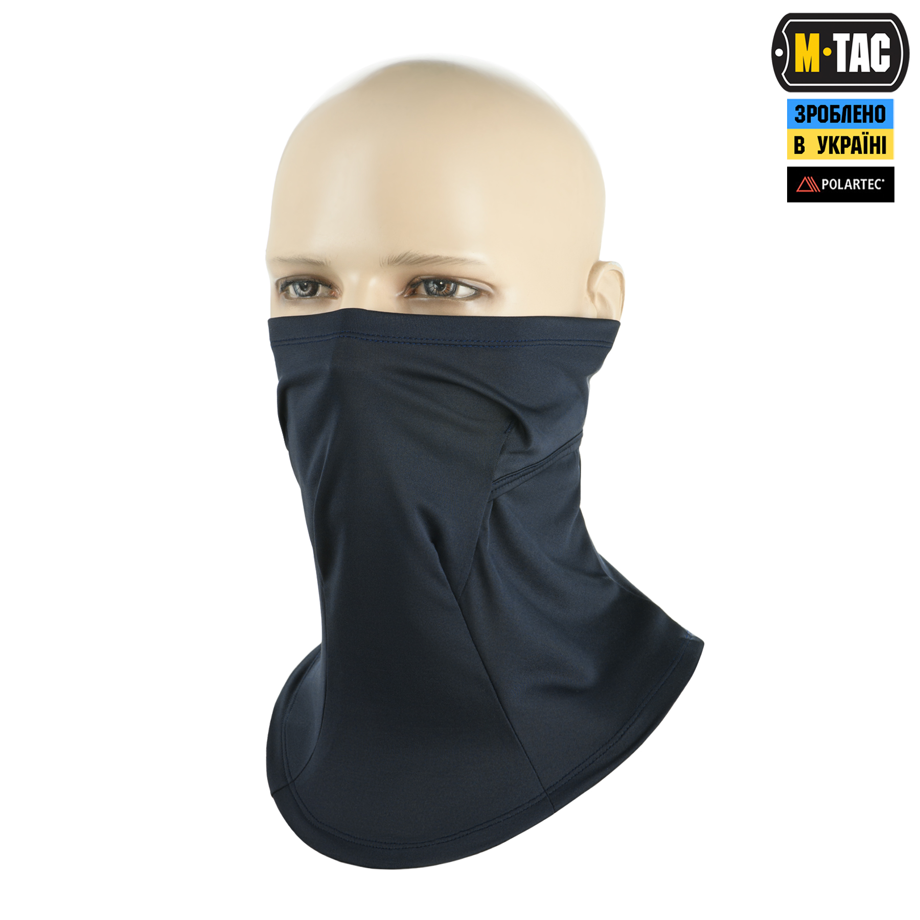 M-Tac балаклава-ниндзя потоотводящая Polartec Dark Navy Blue — 4