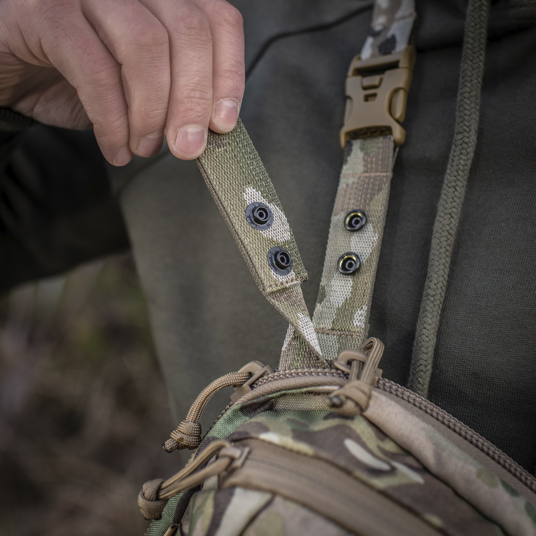 M-Tac сумка Sphaera Hardsling Bag Large с липучкой Elite Multicam — 14