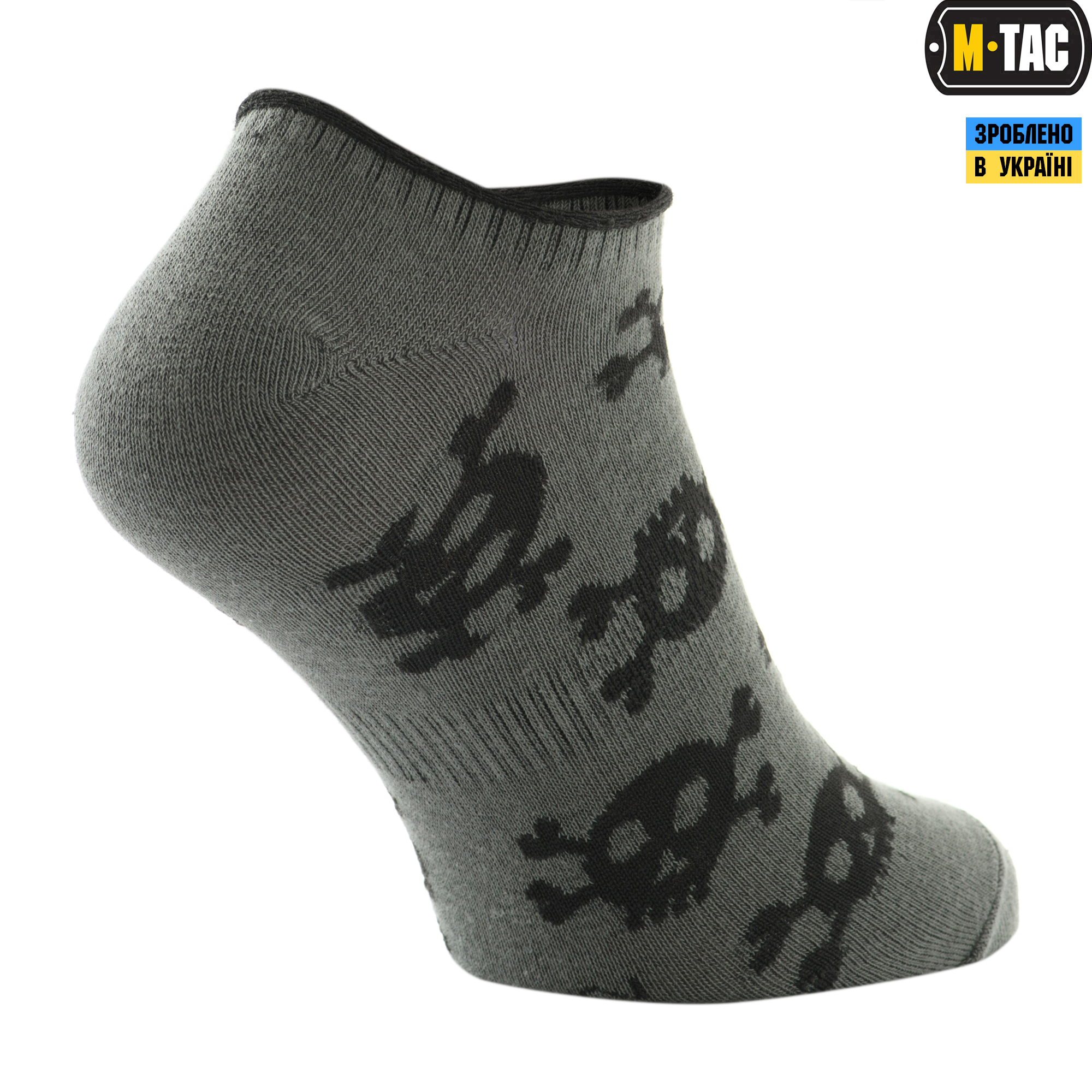 M-Tac носки летние легкие Pirate Skull Olive — 4
