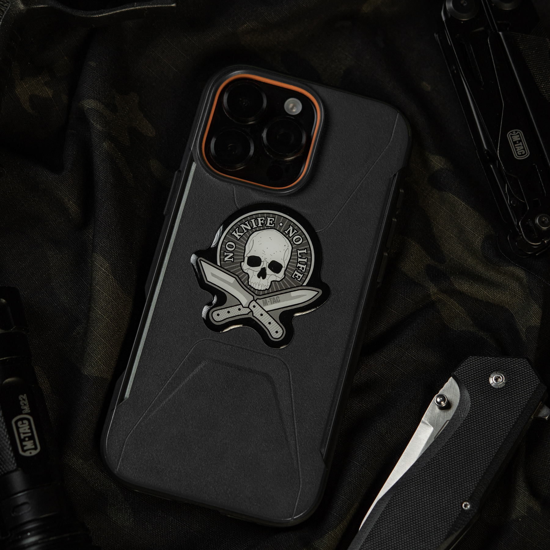 M-Tac наклейка обємна No Knife - No Life — 7