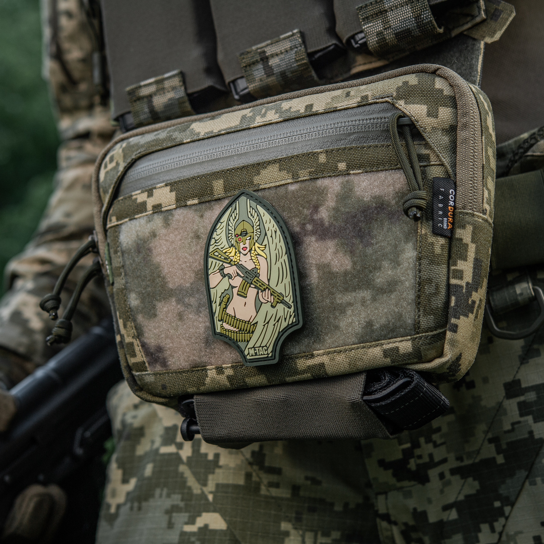 M-Tac нашивка Піка Валькірія PVC olive — 9
