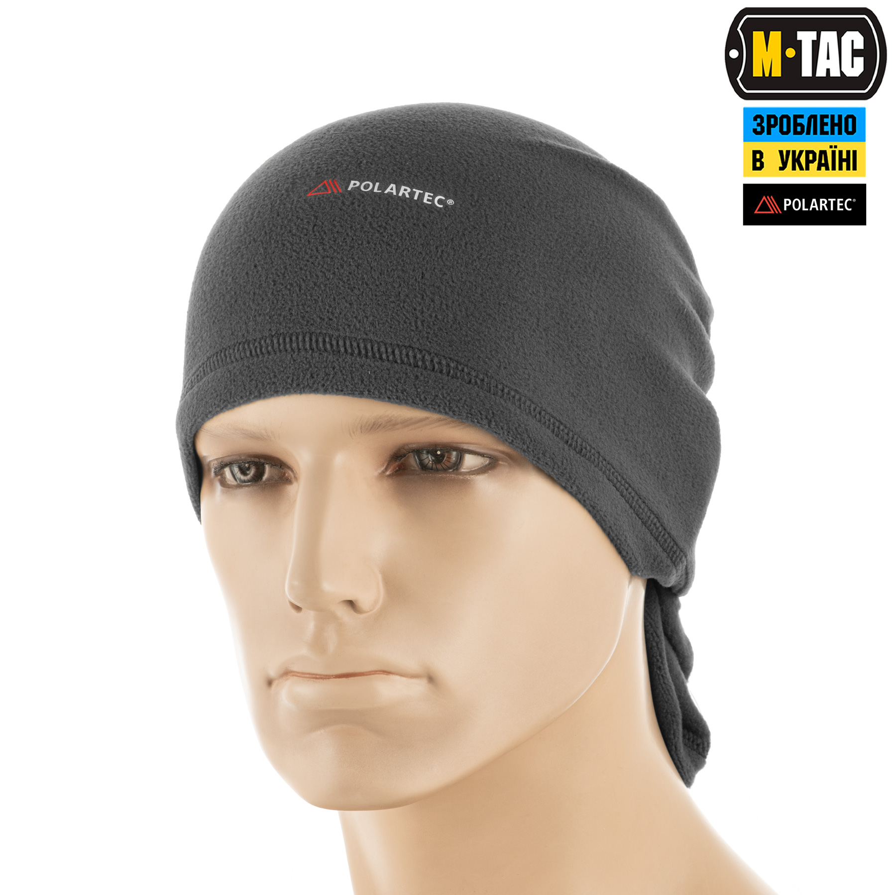 M-Tac шарф-труба длинный Polartec Dark Grey — 6