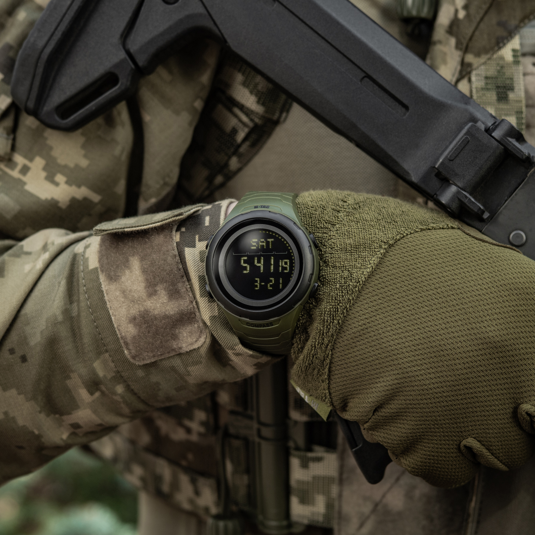 M-Tac часы тактические 2166 Army Green — 6