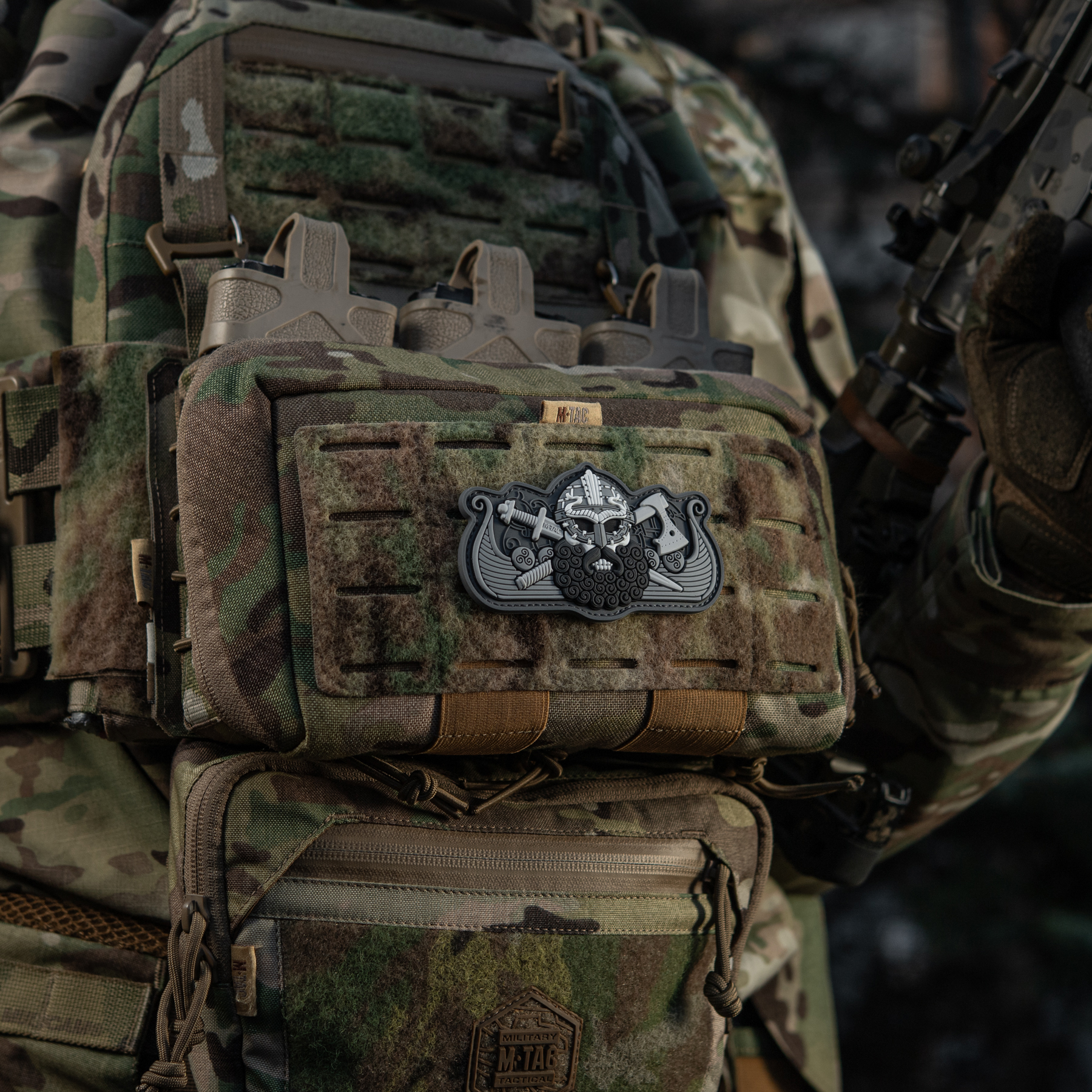 M-Tac нашивка Viking’s Drakkar Black/Grey — 11