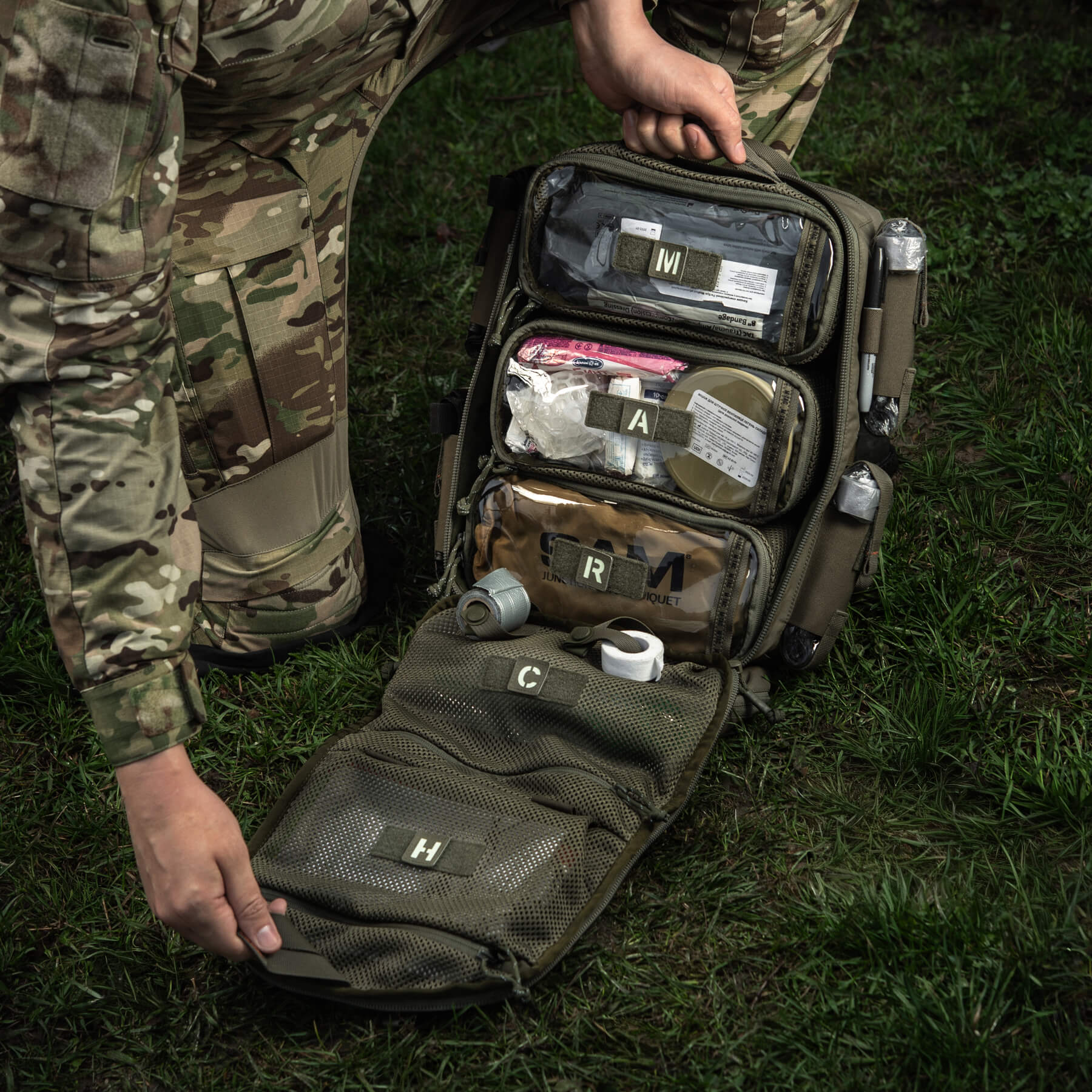 M-Tac нашивка MARCH Ranger Green/GID — 12