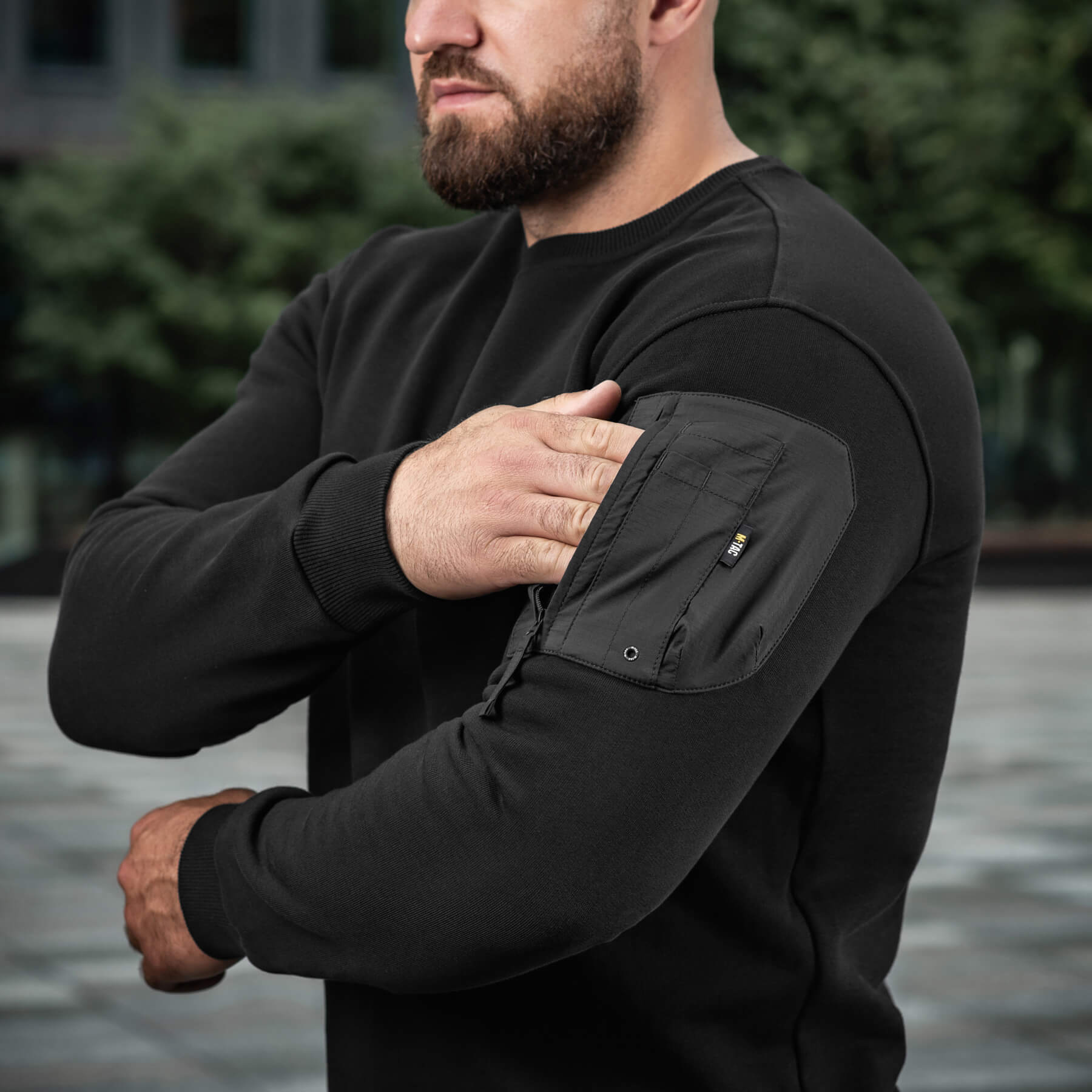 M-Tac свитшот Nylon Pocket Cotton Hard Black — 14