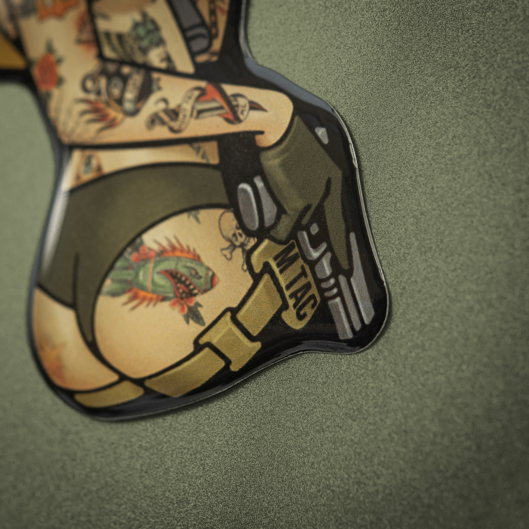 M-Tac наклейка обємна girl №4 tattoo Пантера — 9