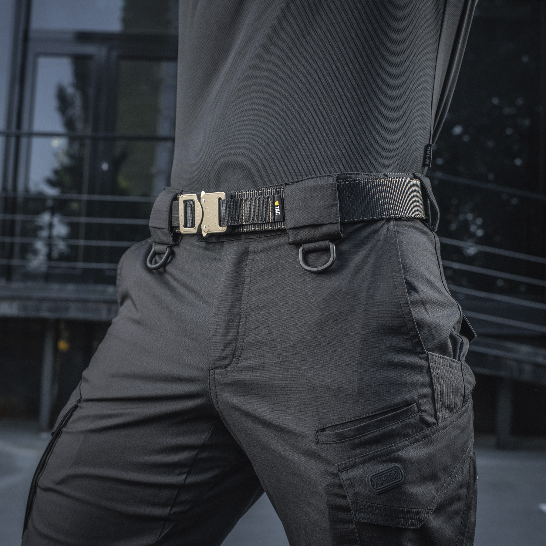 M-Tac ремень Cobra Buckle Belt Black — 4