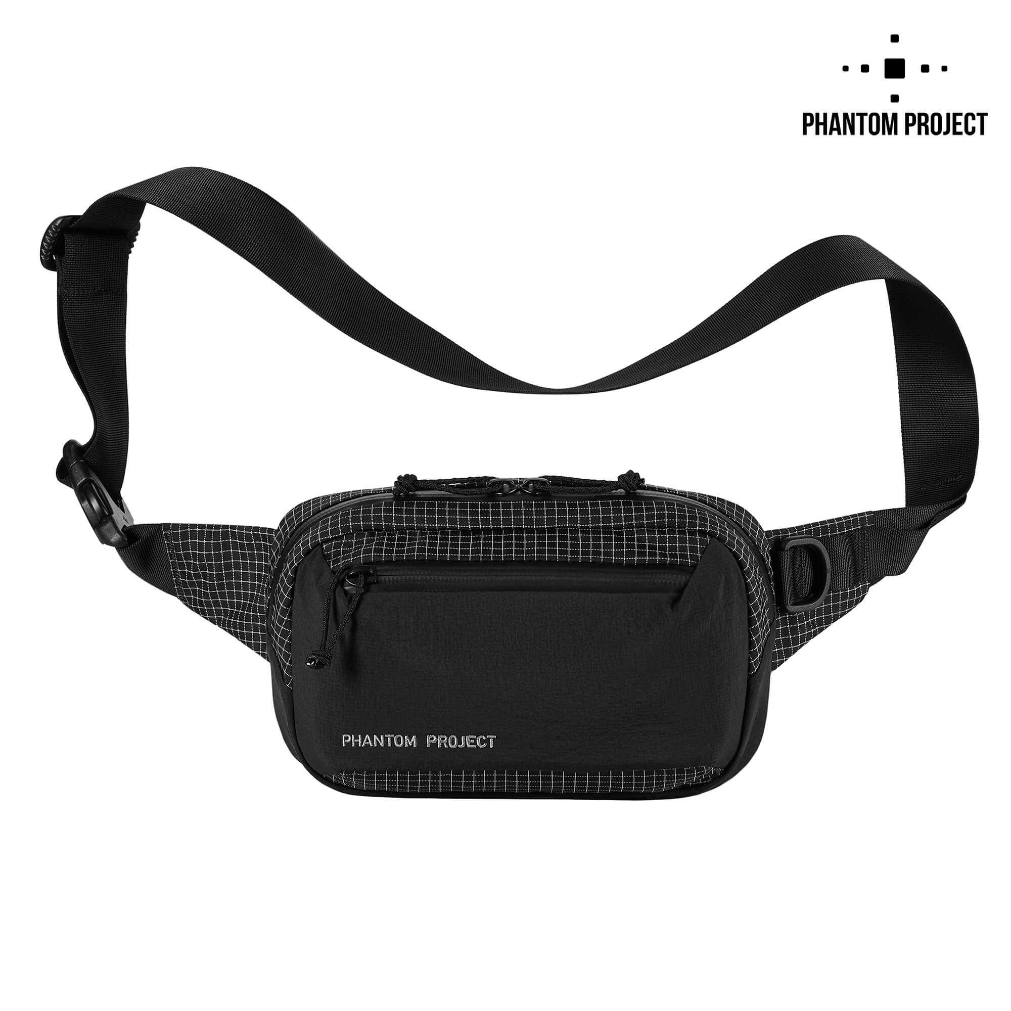 Сумка Phantom Project/M-Tac City Waist Bag GRID Black (10565002) Чорний