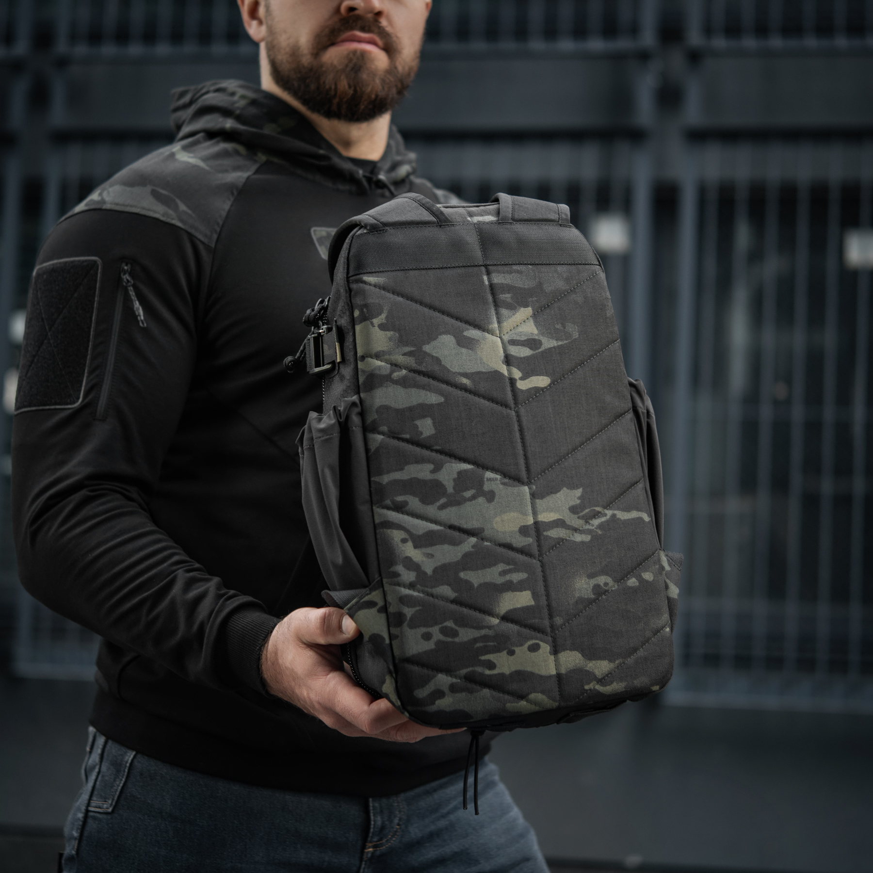 M-Tac рюкзак Sturm с эргономичными лямками Elite Multicam Black — 38
