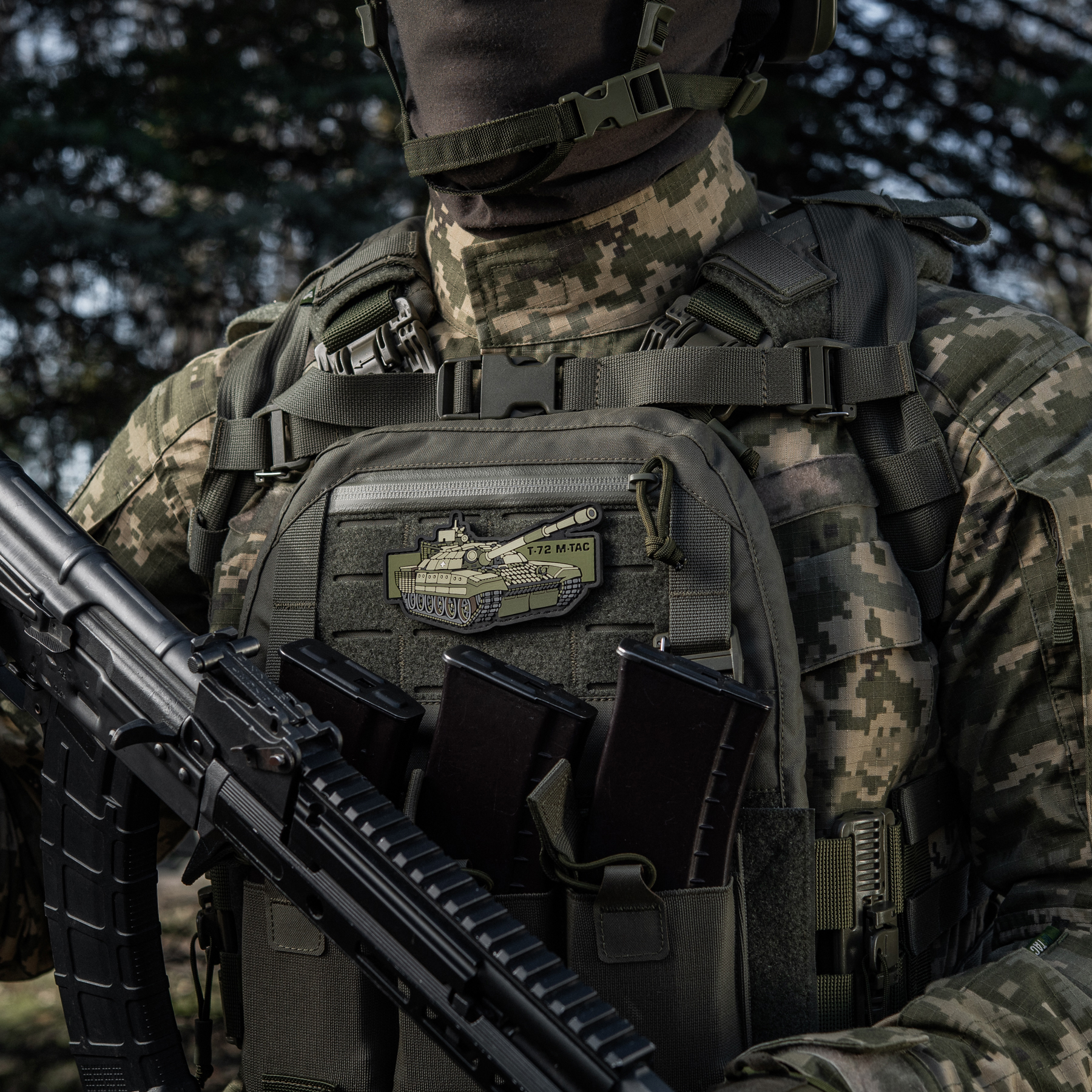 M-Tac нашивка T-72 (PVC) — 3