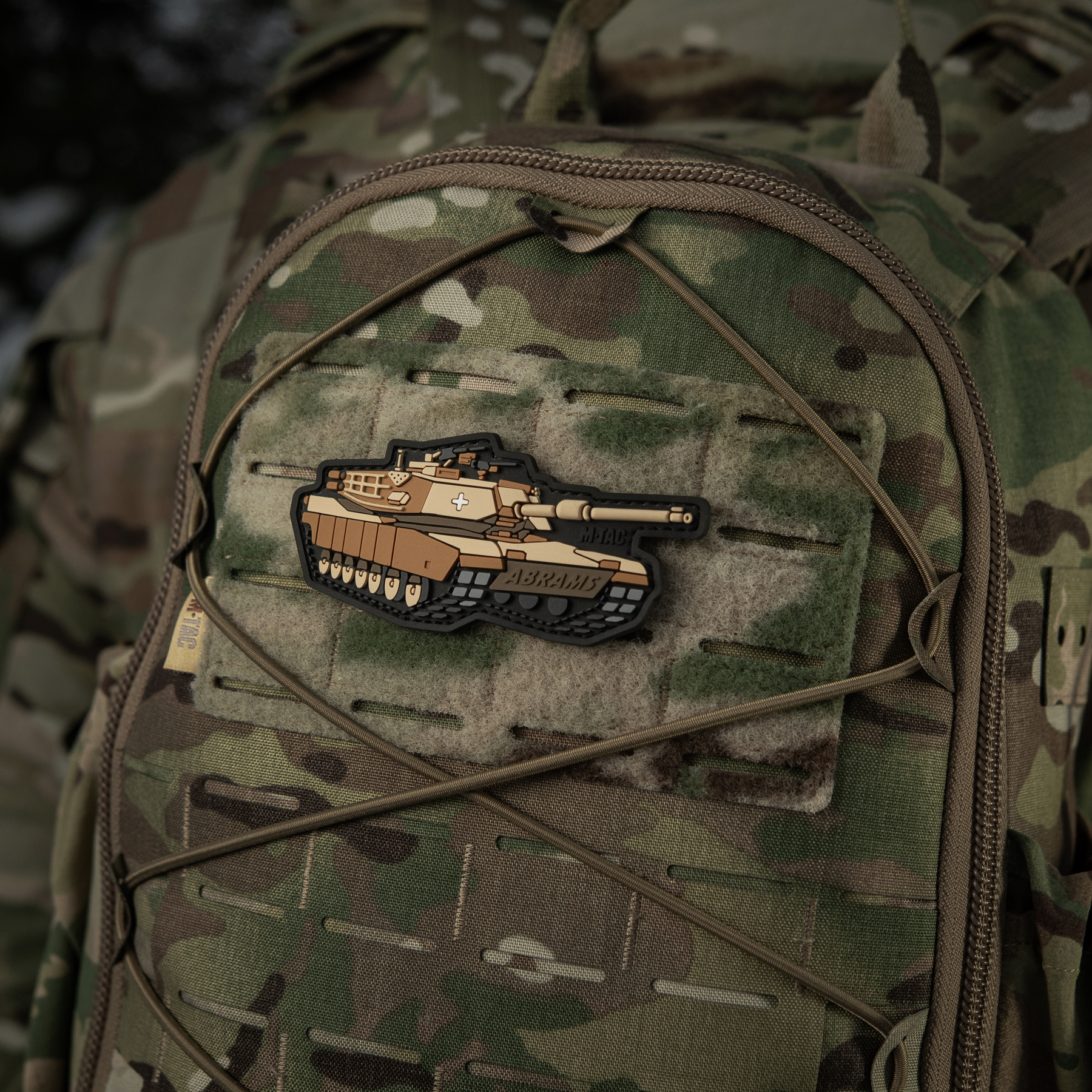 M-Tac нашивка ABRAMS (PVC) coyote — 11