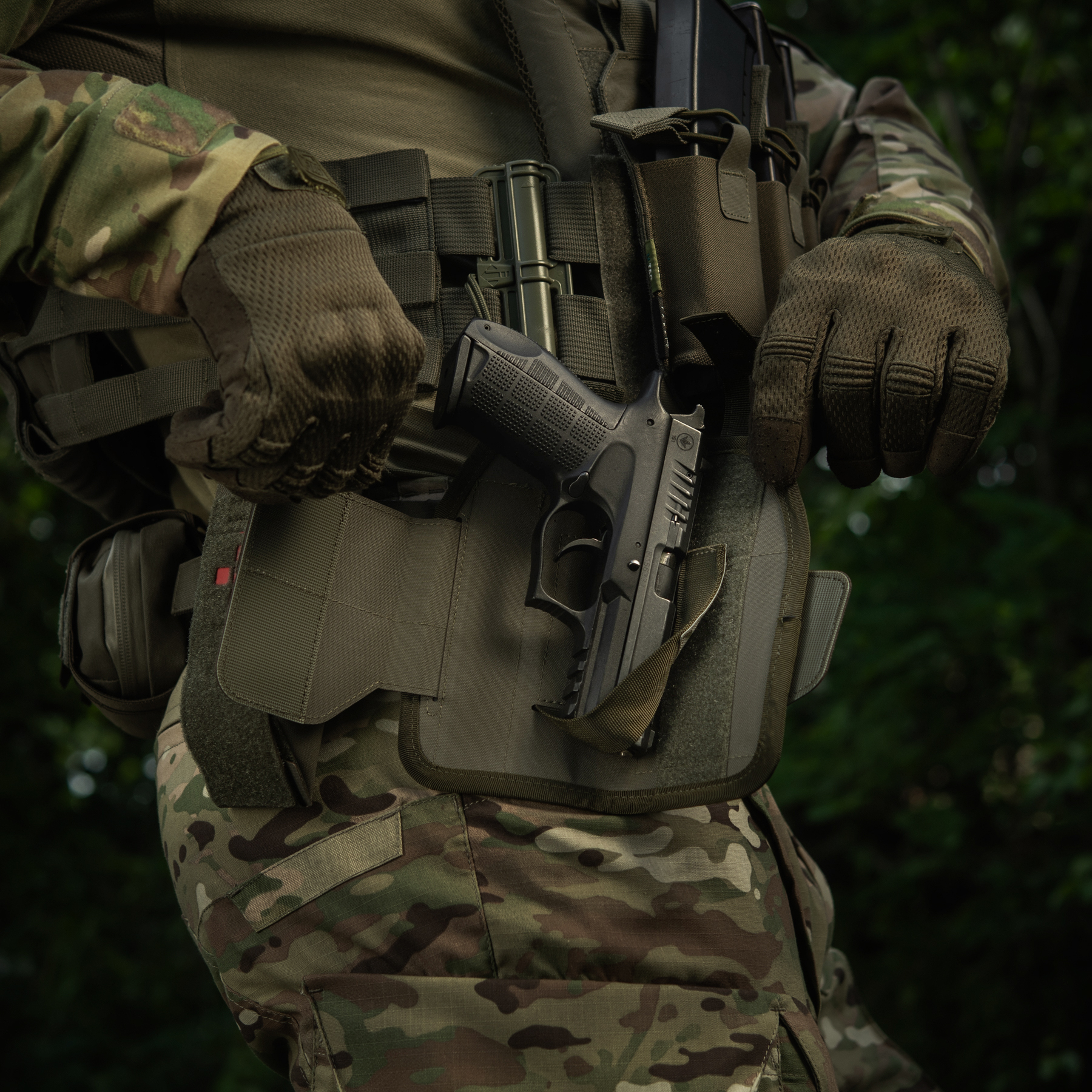 M-Tac кобура универсальная Elite Rights Ranger Green — 12