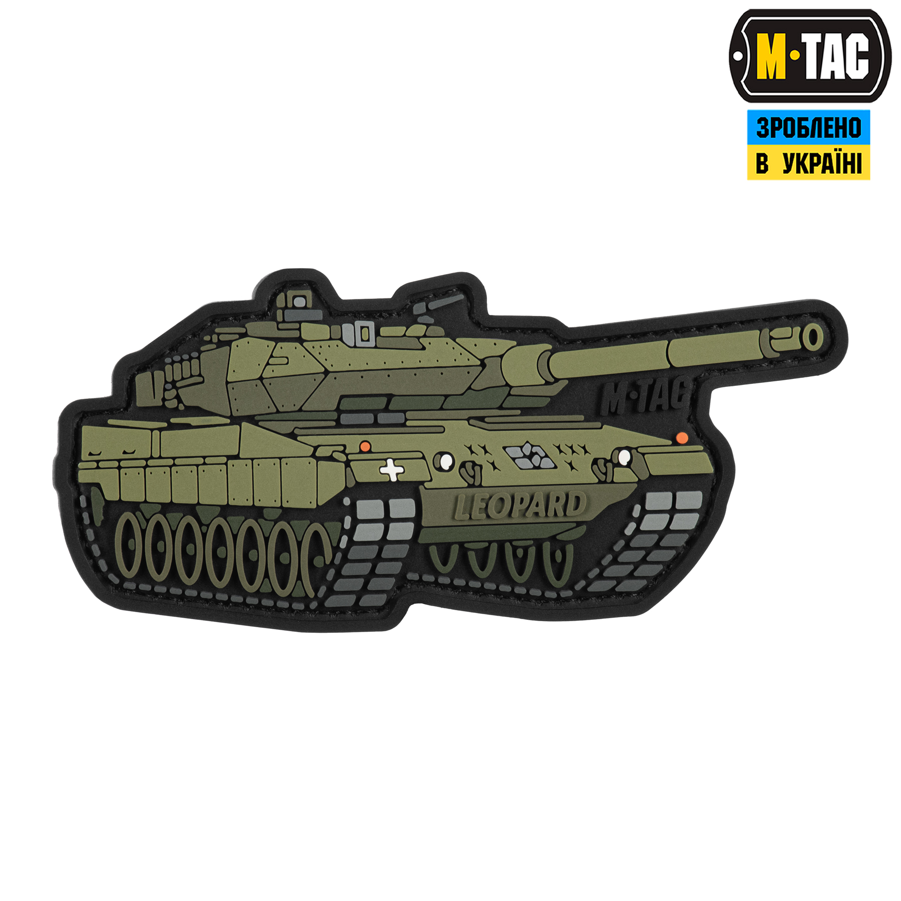 M-Tac нашивка LEOPARD 2 (PVC) Olive — 2