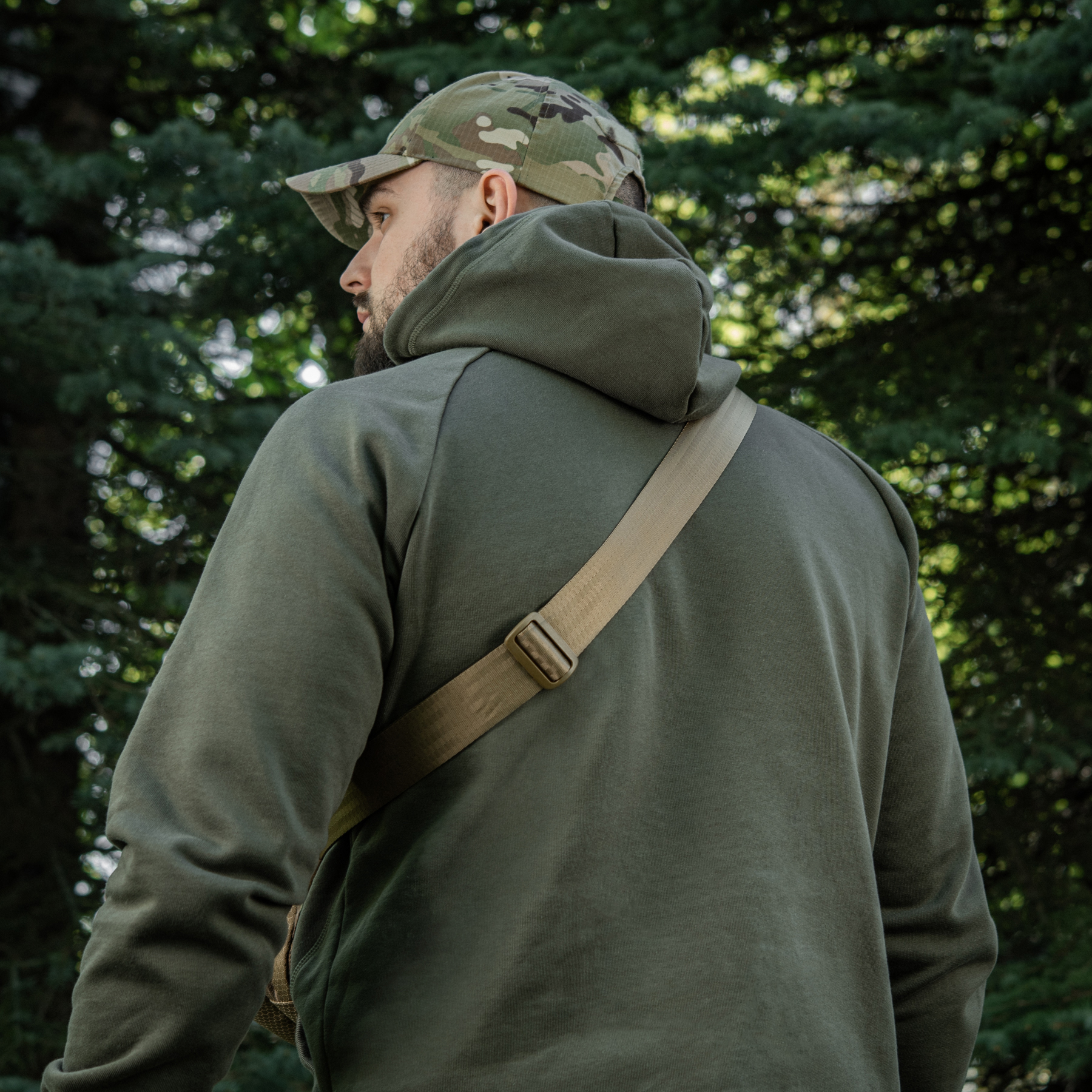 M-Tac сумка Sling Pistol Bag Elite Hex с липучкой Multicam/Coyote — 17
