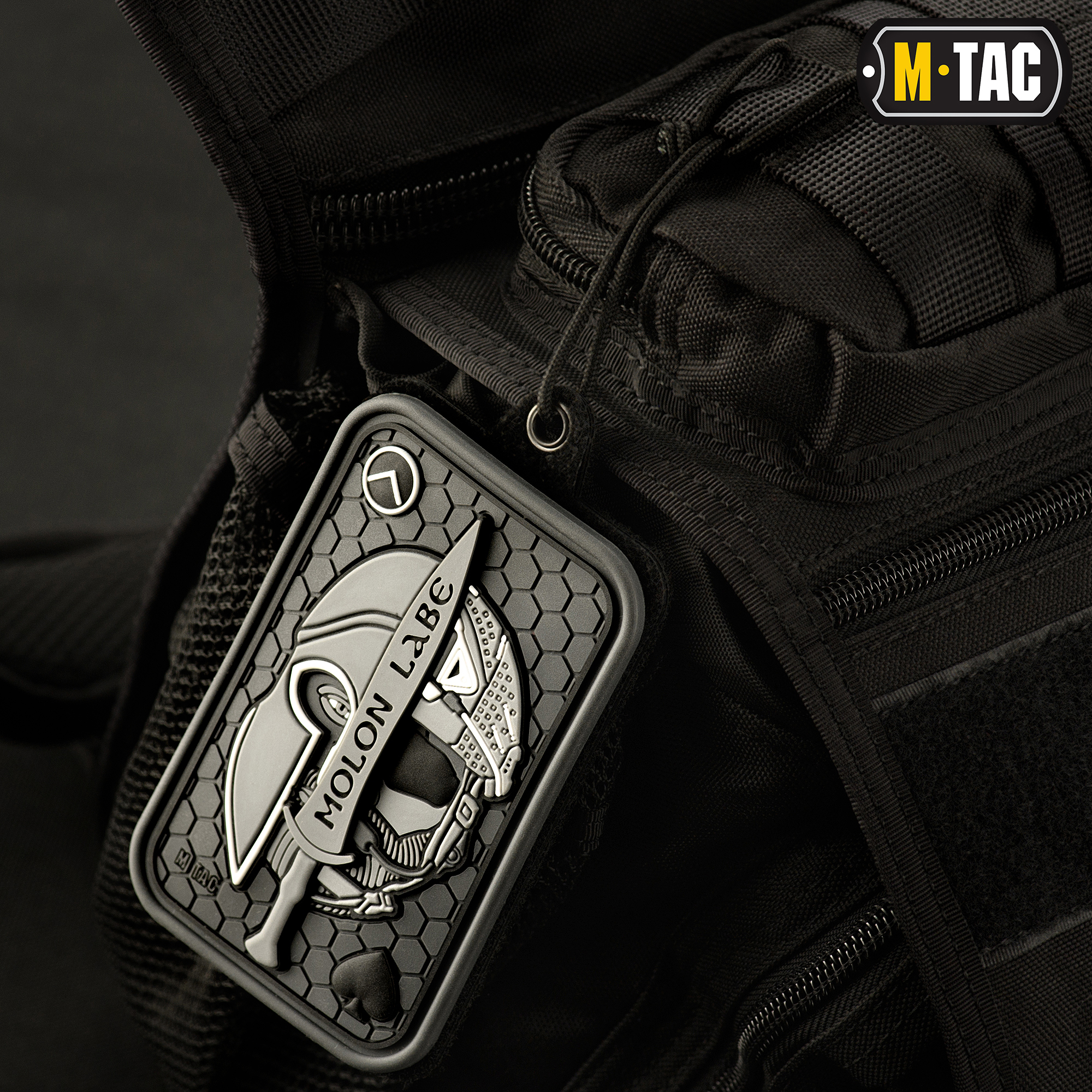 M-Tac панель для нашивок подвесная с карманом для ID-карты Black — 7