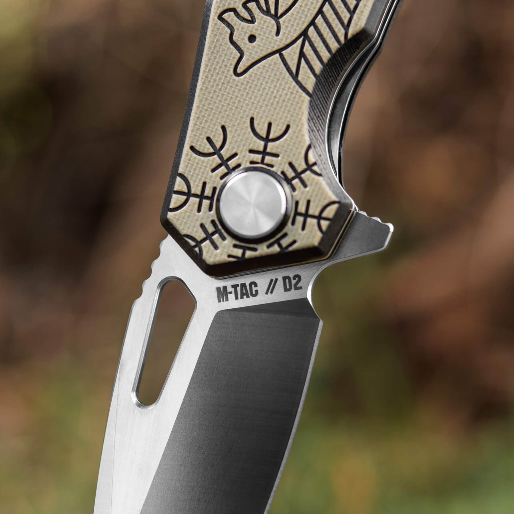 M-Tac нож складной Type 12 Scandinavian Black/Sand — 16