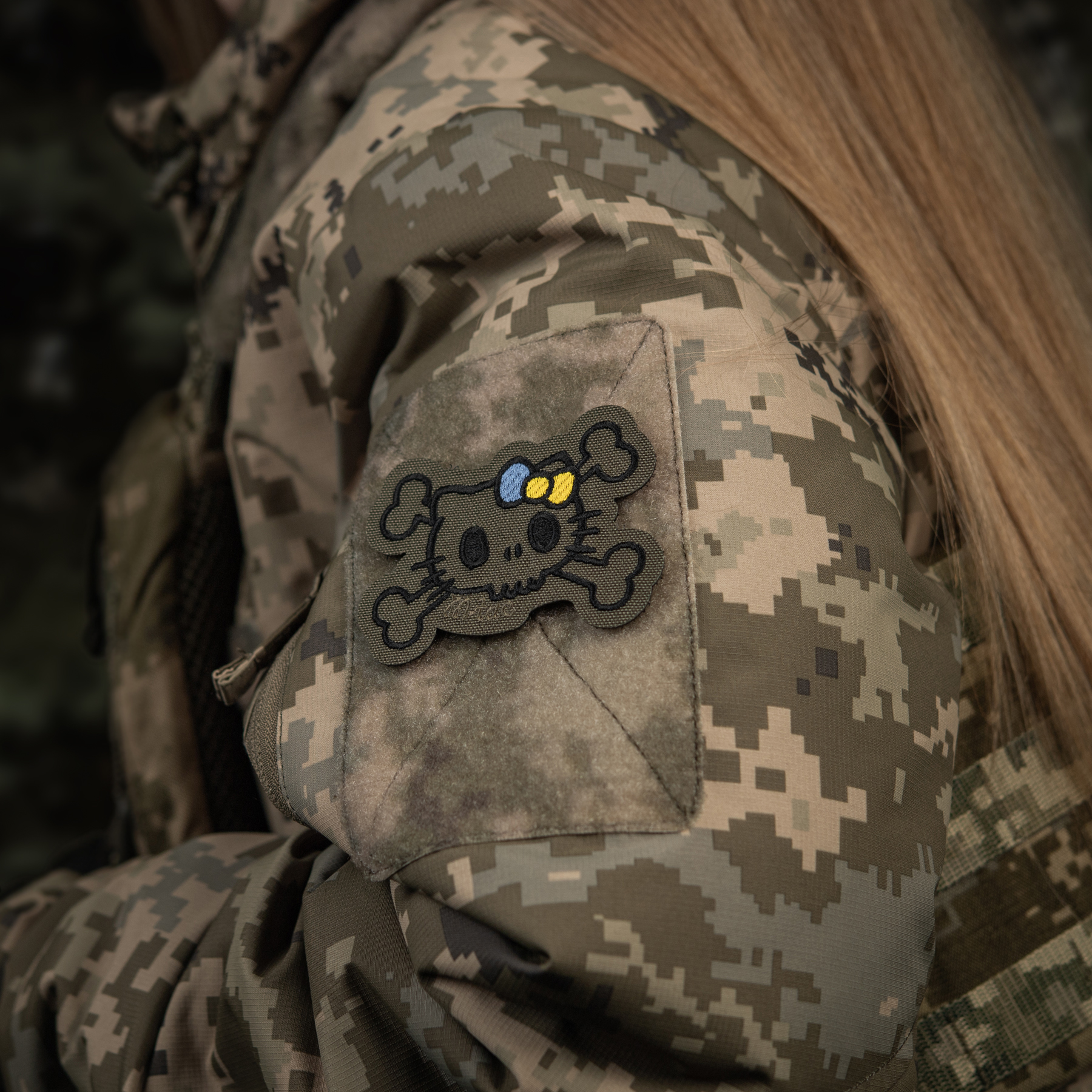 M-Tac нашивка KITTY контур (вышивка) Ranger Green — 11