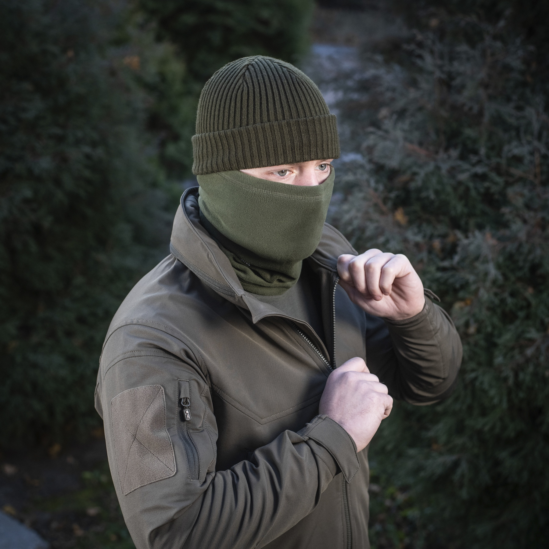M-Tac шарф-труба Polartec Army Olive — 6