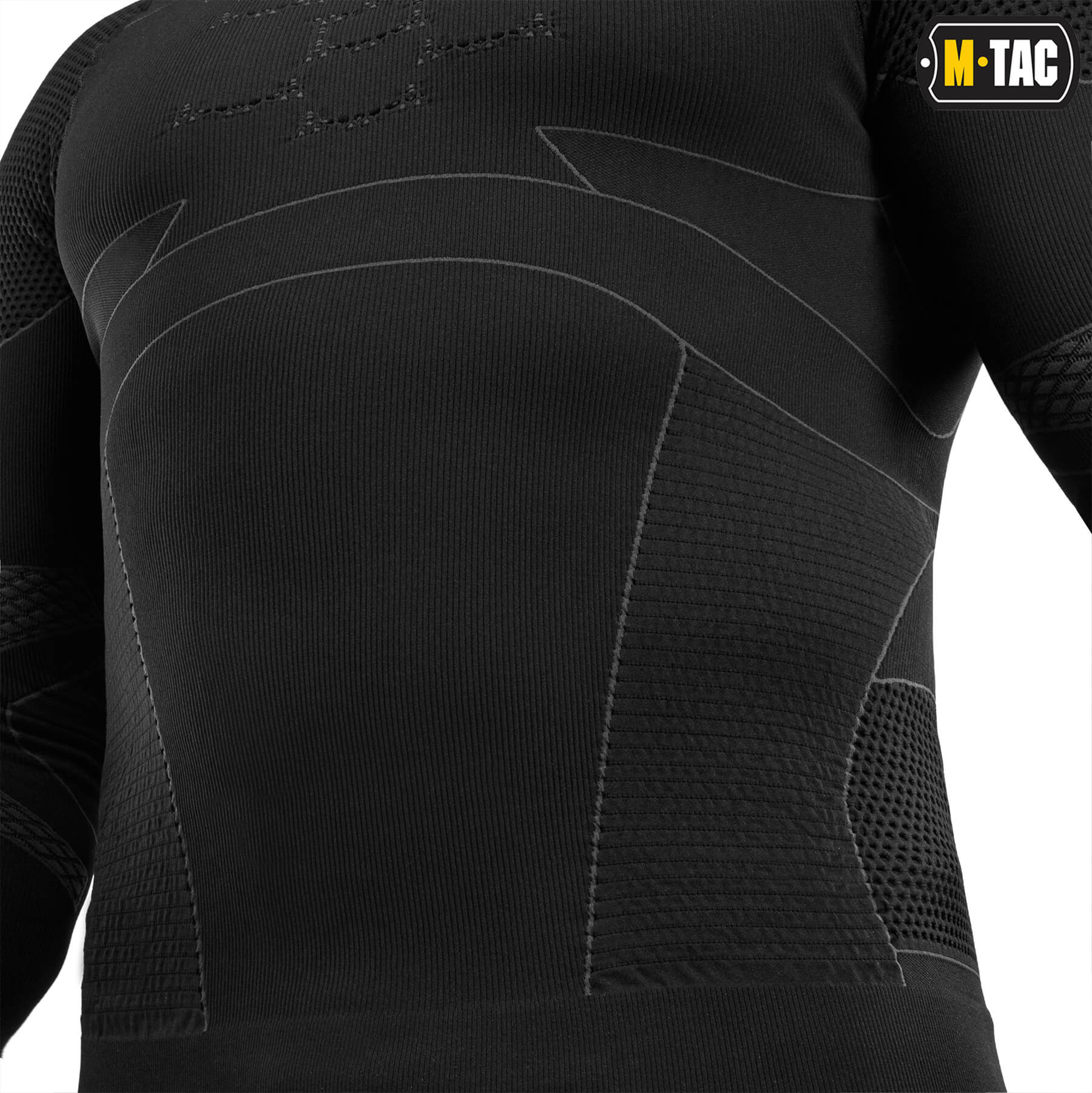 M-Tac терморубашка компрессионная Black/Dark Grey — 9