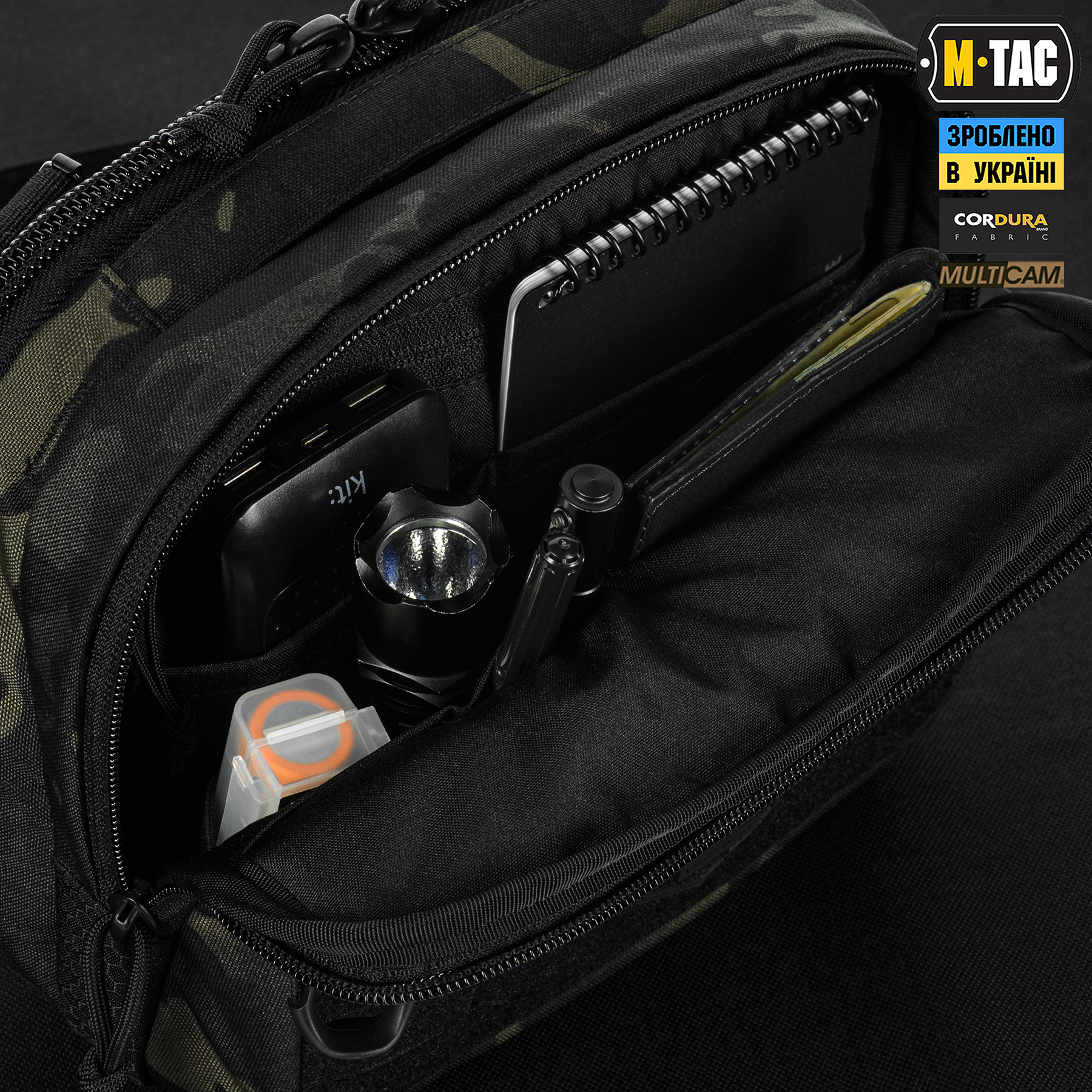 M-Tac сумка EDC Bag Elite Multicam Black — 9