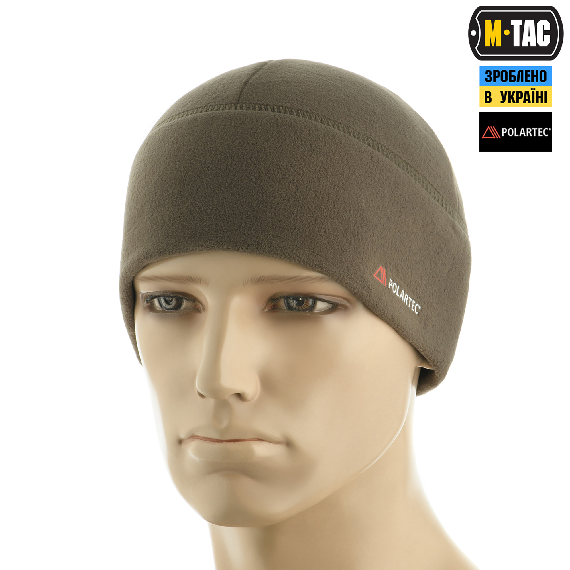 M-Tac шапка Watch Cap флис Light Polartec Dark Olive — 2