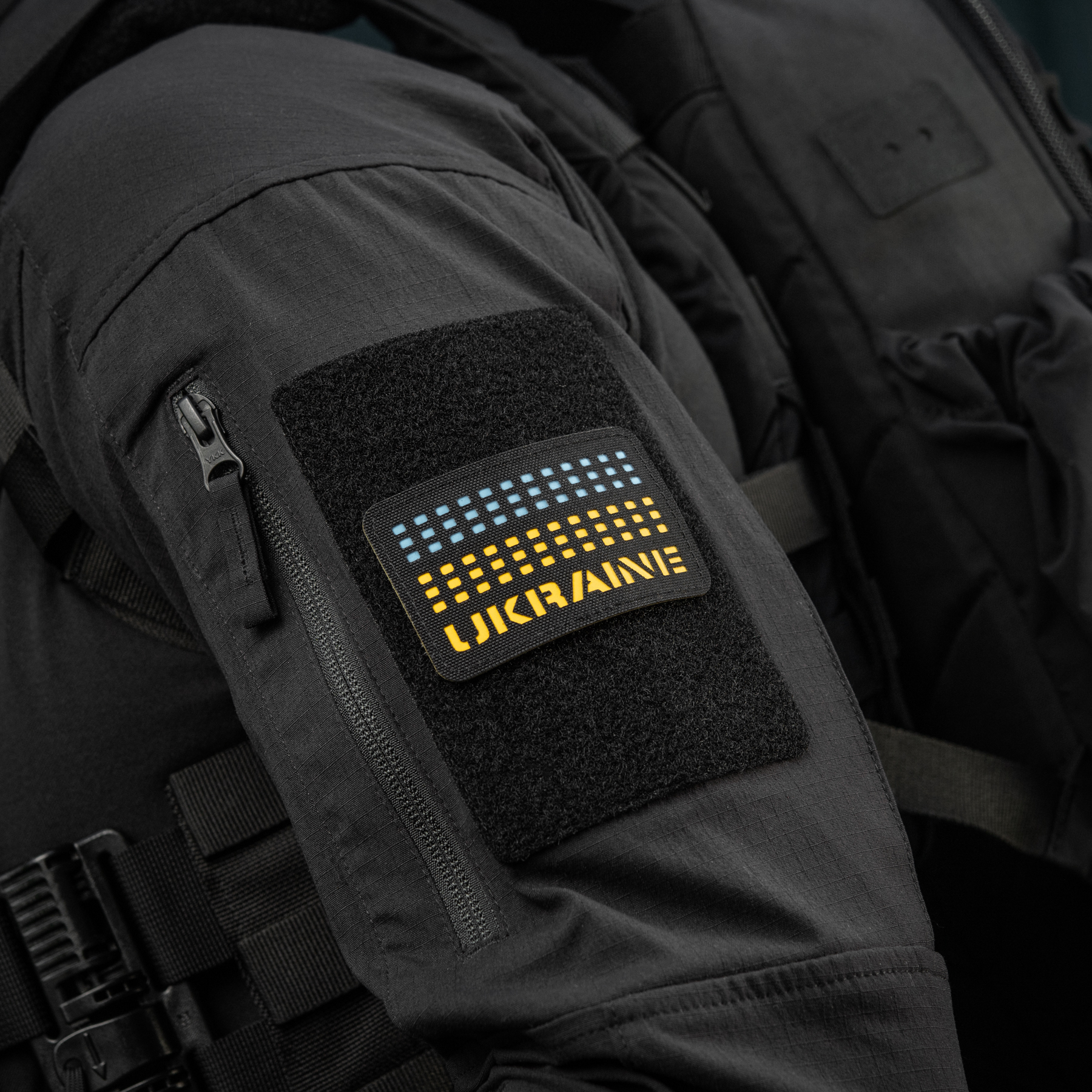 M-Tac нашивка Ukraine Laser Cut Black/Yellow/Blue/GID — 11