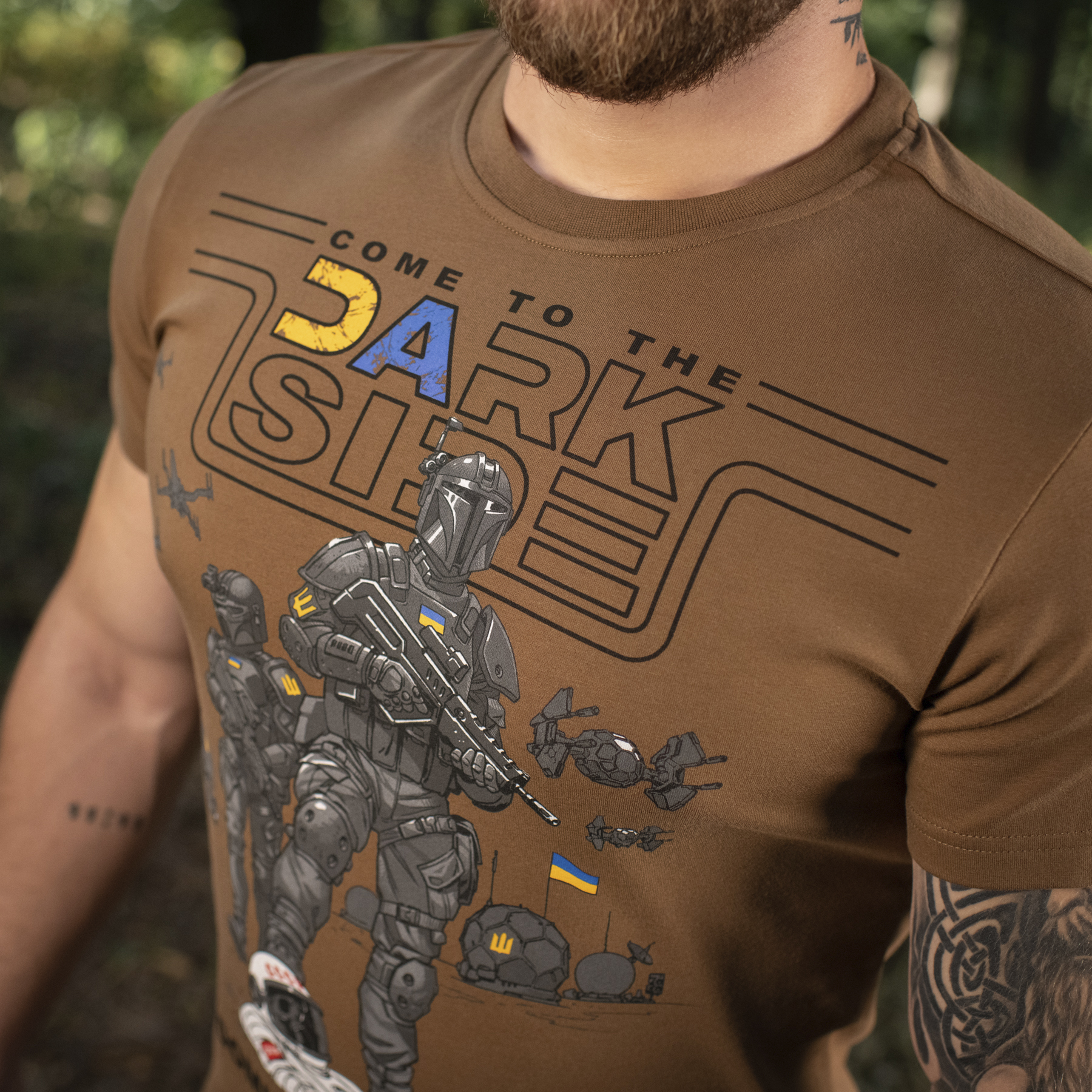 M-Tac футболка UA Side Coyote Brown — 13