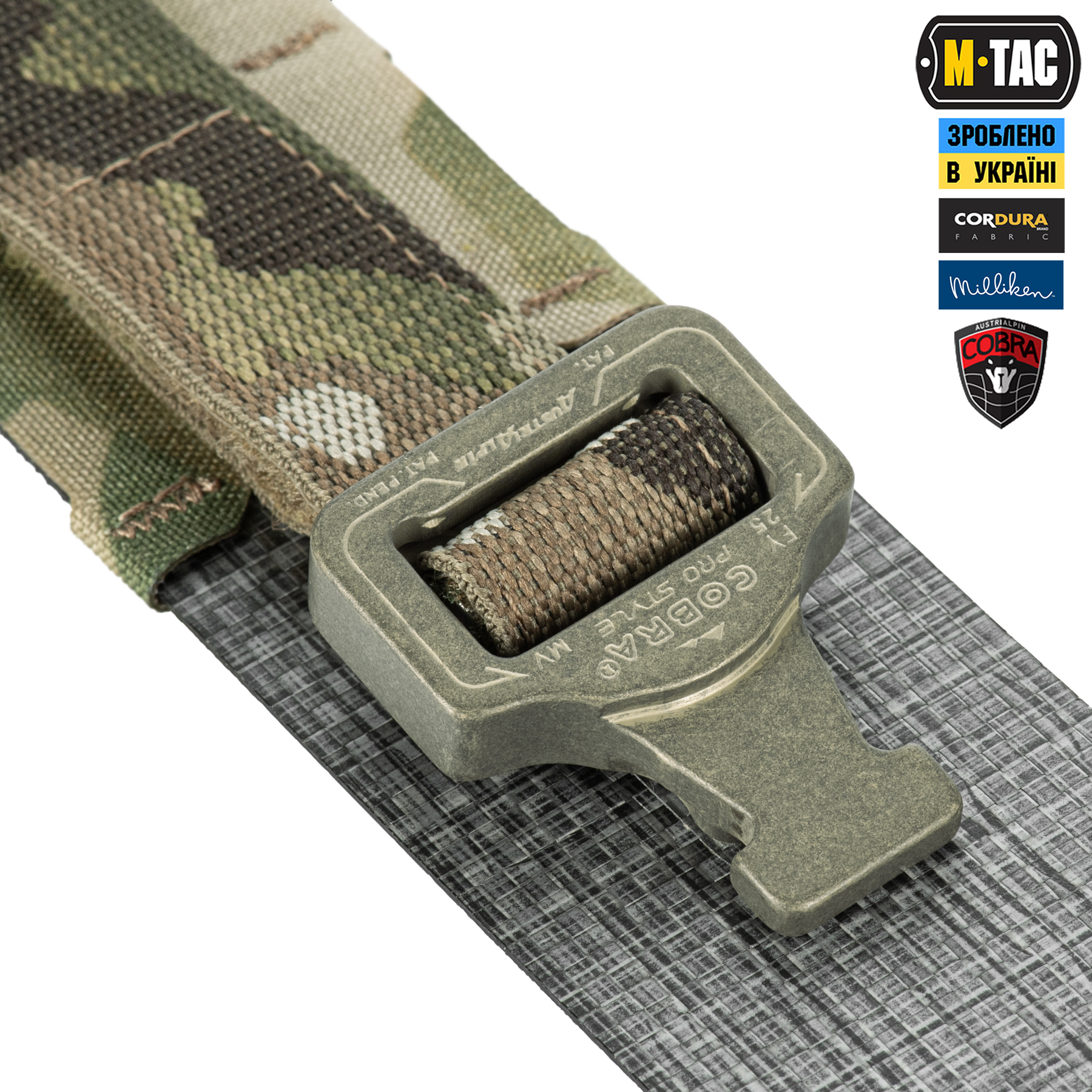 M-Tac ремень Tiger Belt Cobra Buckle Multicam — 6