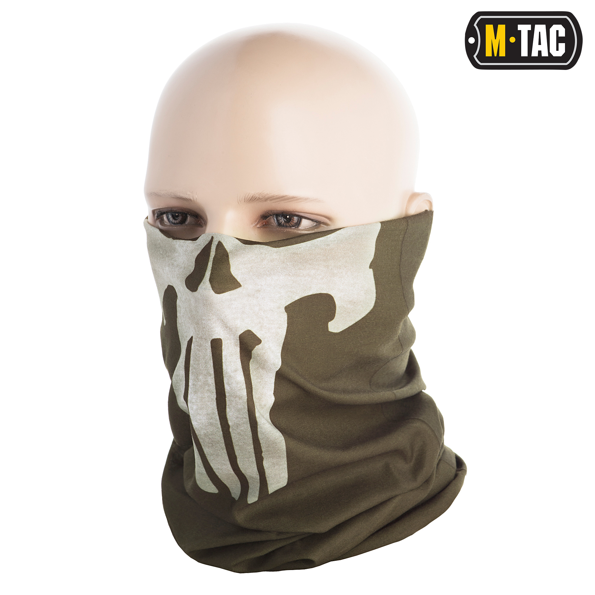 M-Tac шарф-труба облегченный Punisher Olive — 2