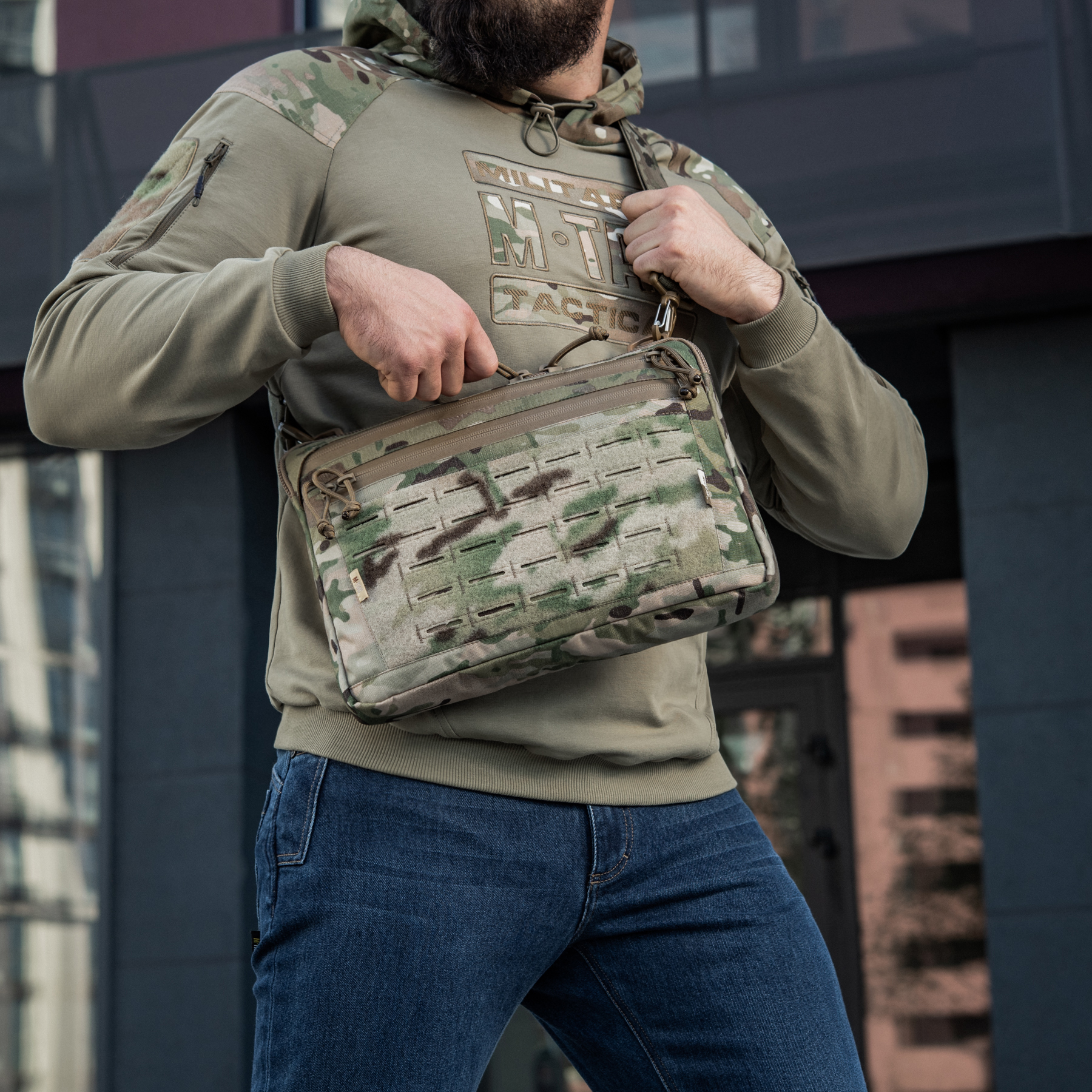 M-Tac сумка Admin Bag Large Elite с липучкой Multicam — 15