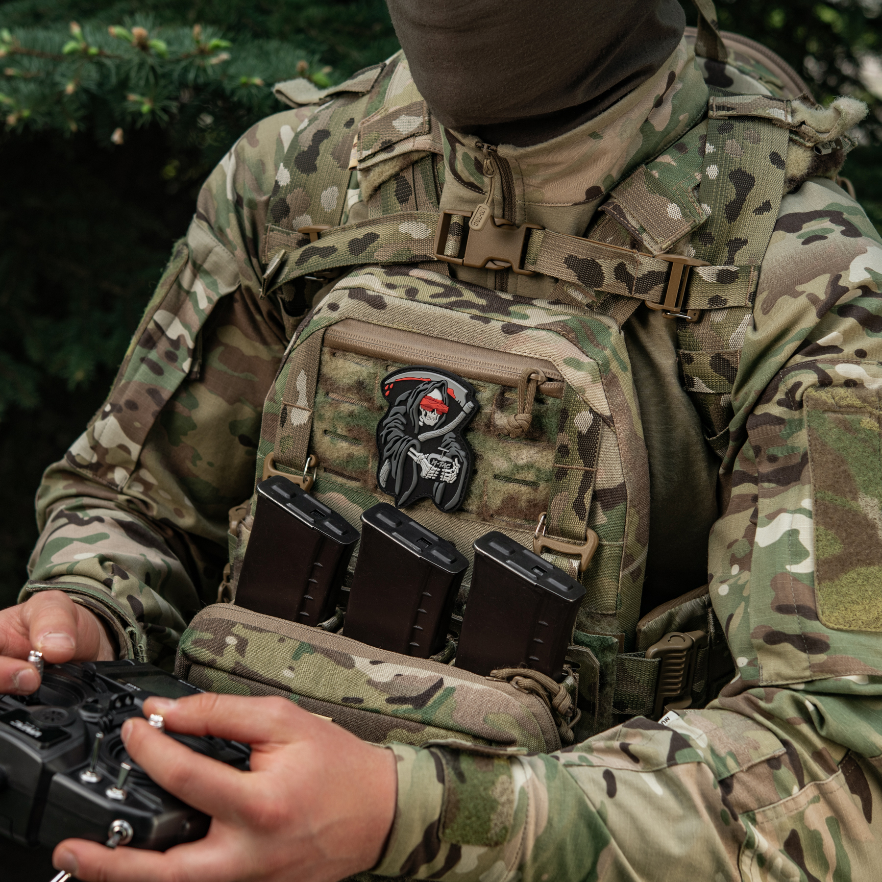 M-Tac нашивка FPV Operator PVC Black/Grey — 5