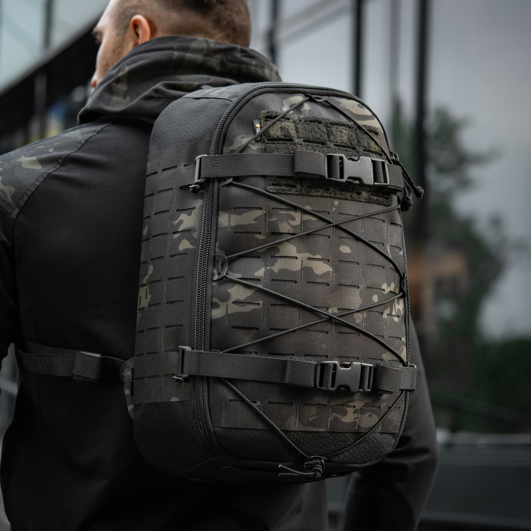 M-Tac рюкзак Sturm с эргономичными лямками X-Large Elite Gen.II Multicam Black — 10