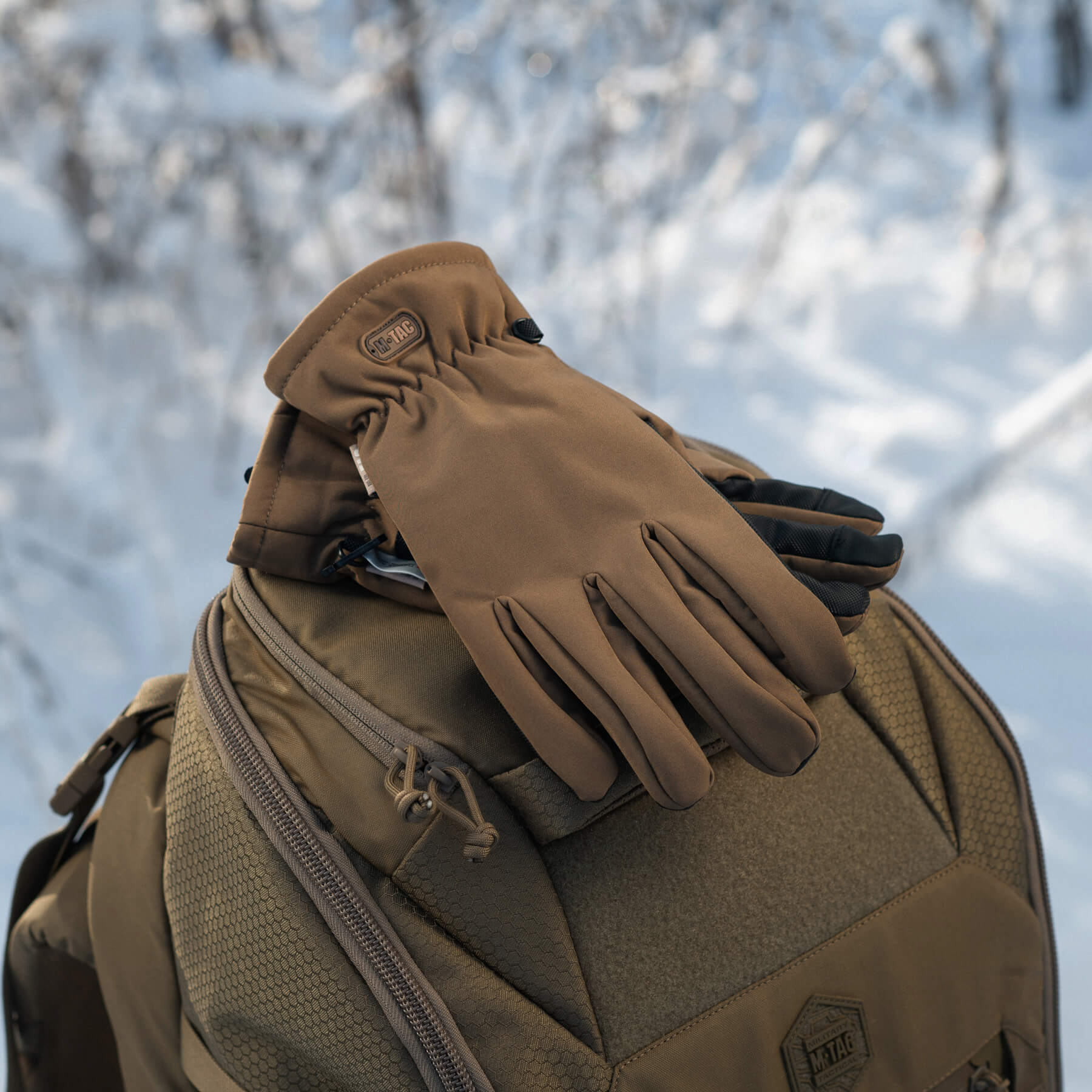 M-Tac перчатки Soft Shell Thinsulate Coyote Brown — 23