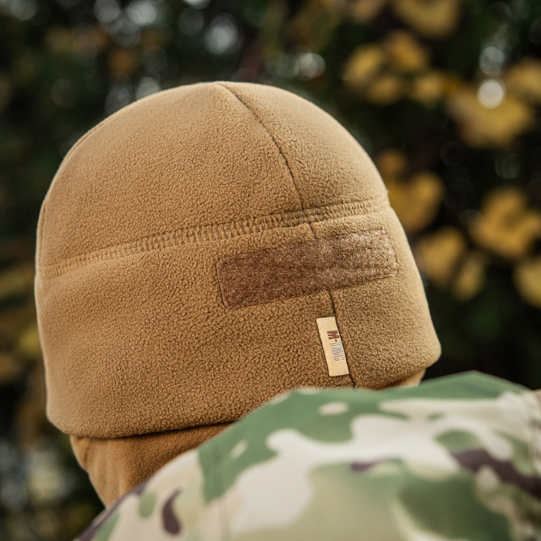 M-Tac шапка Watch Cap Elite флис (320г/м2) с липучкой Coyote Brown — 14