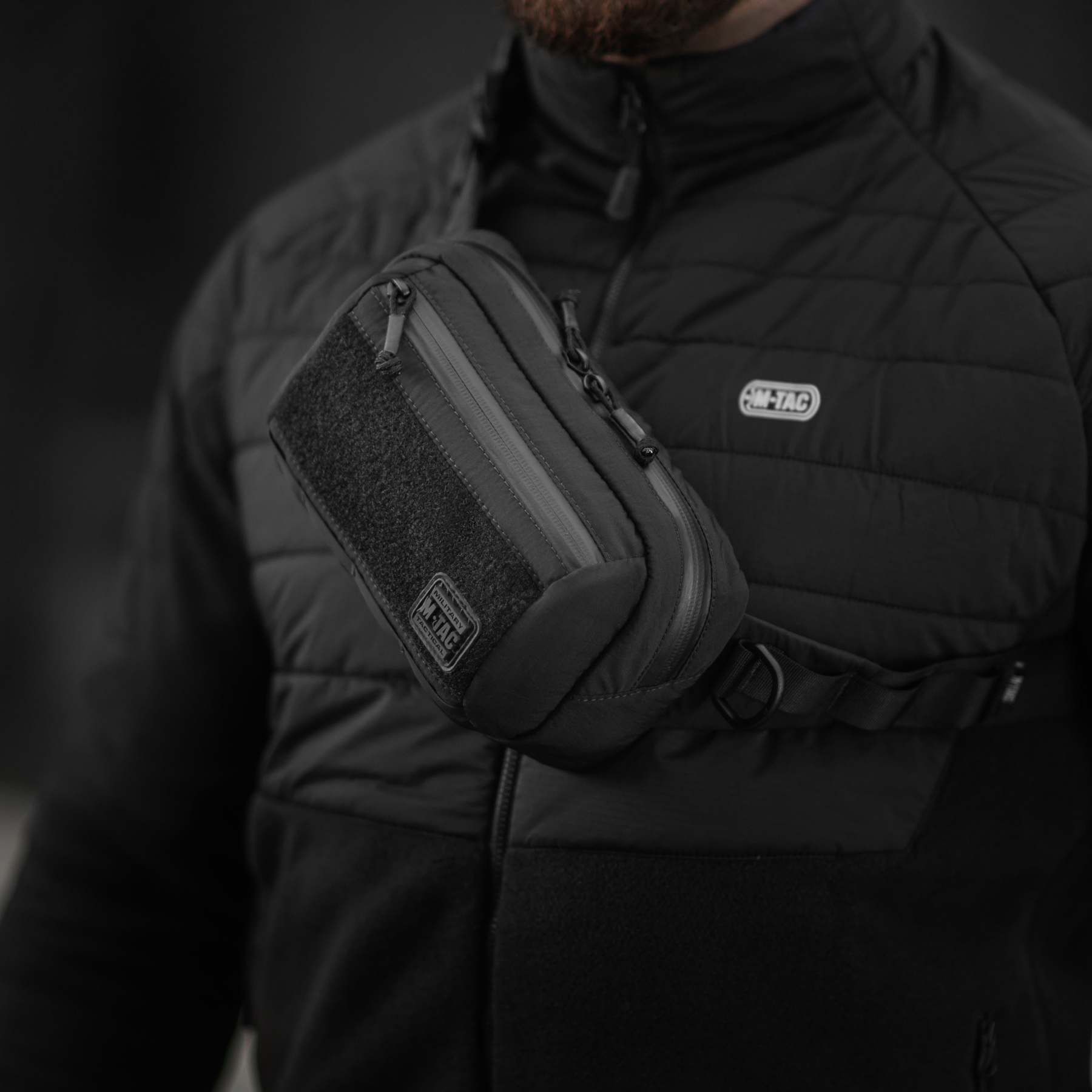 M-Tac сумка City Waist Bag с липучкой Lite-NR Elite Black — 13