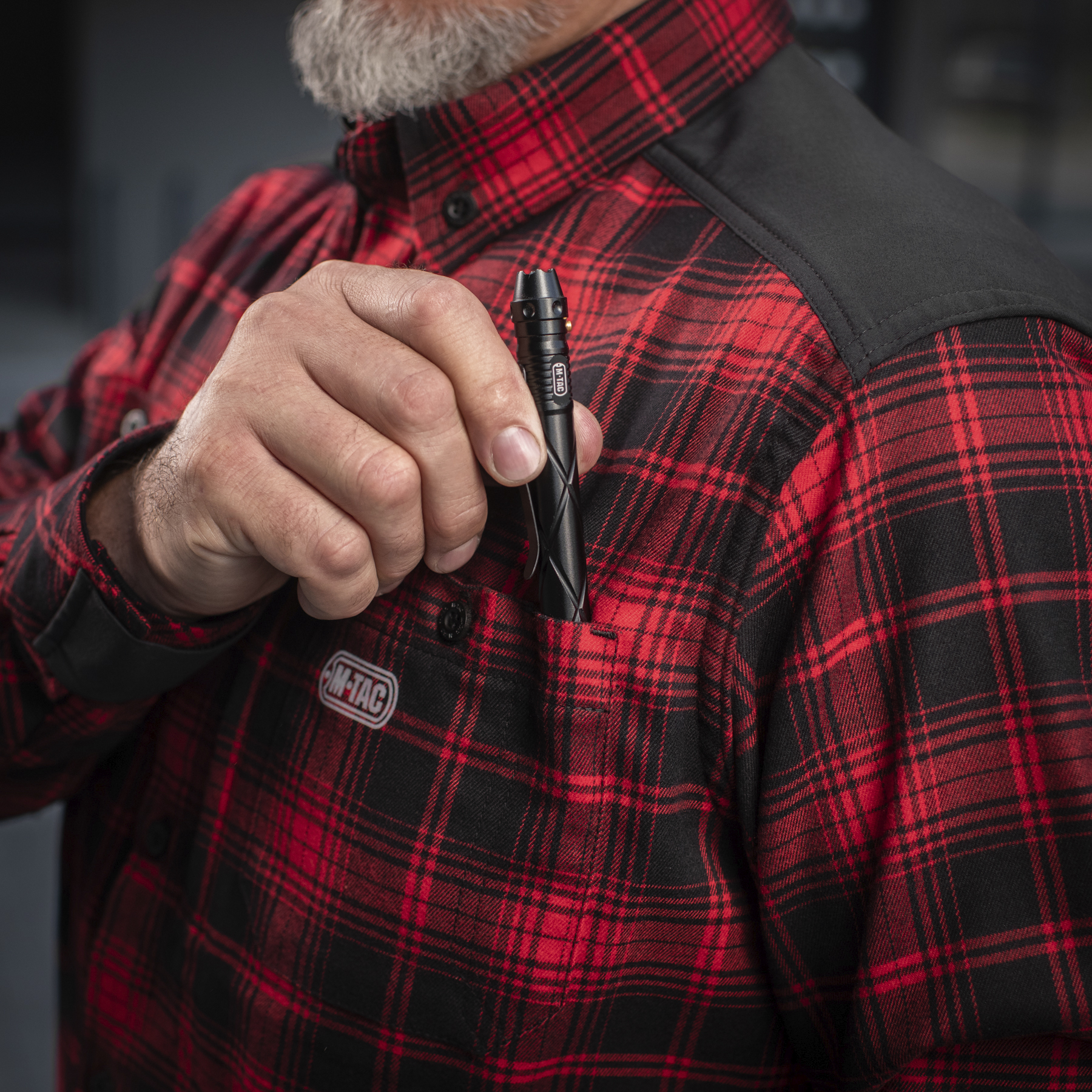 M-Tac рубашка Redneck Shirt Red/Black — 11
