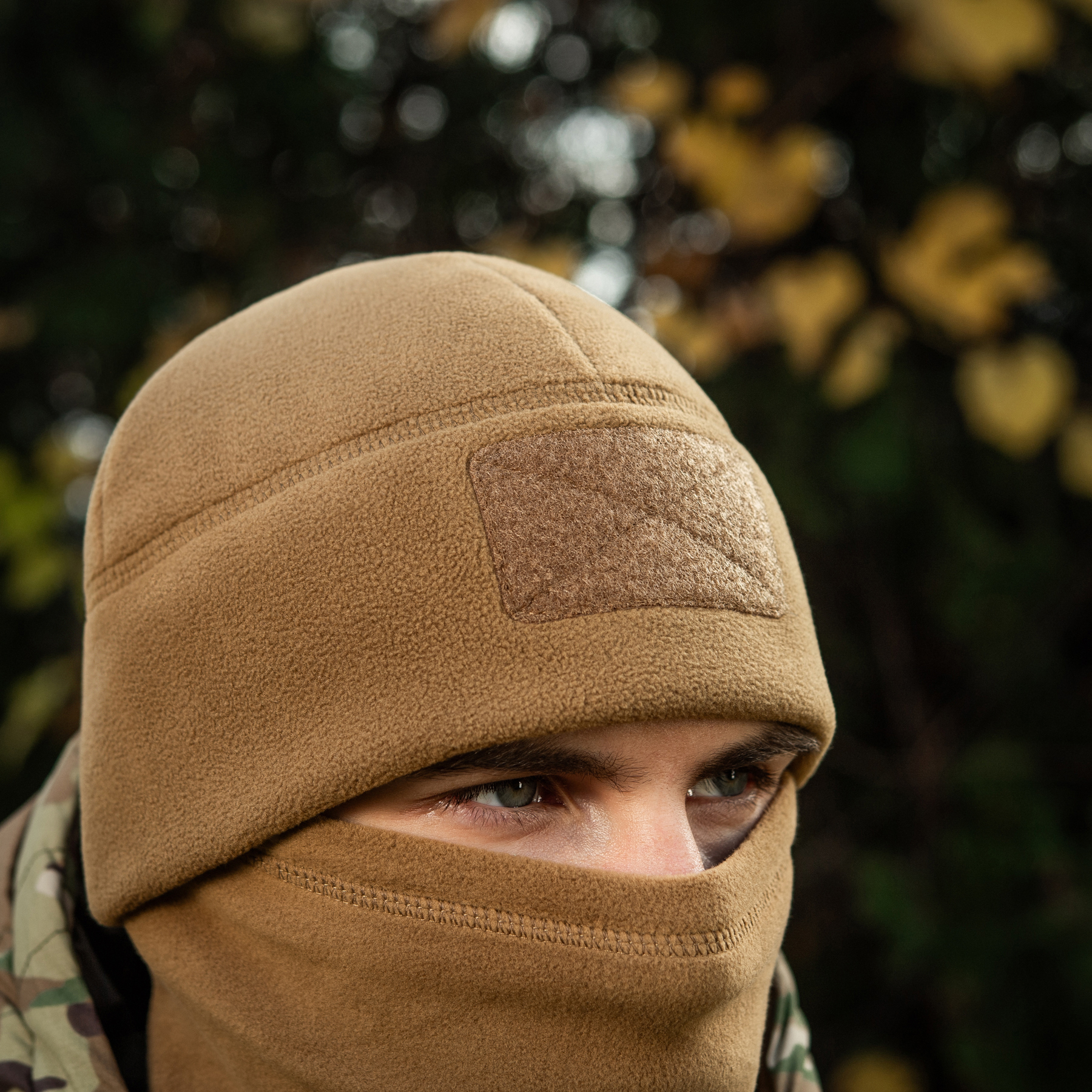 M-Tac шапка Watch Cap Elite флис (320г/м2) с липучкой Coyote Brown — 16