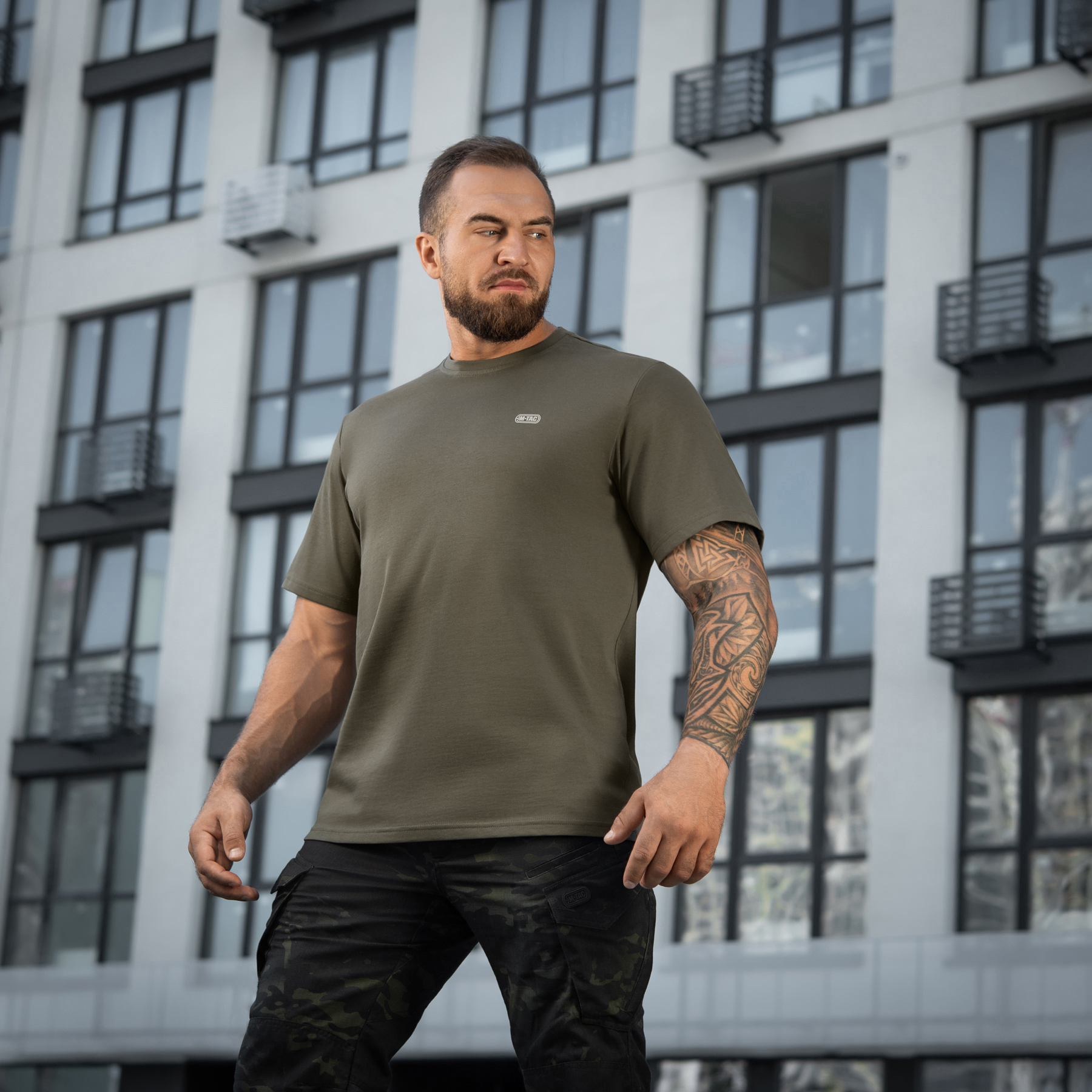 M-Tac футболка Cotton Hard Oversize Ranger Green — 9