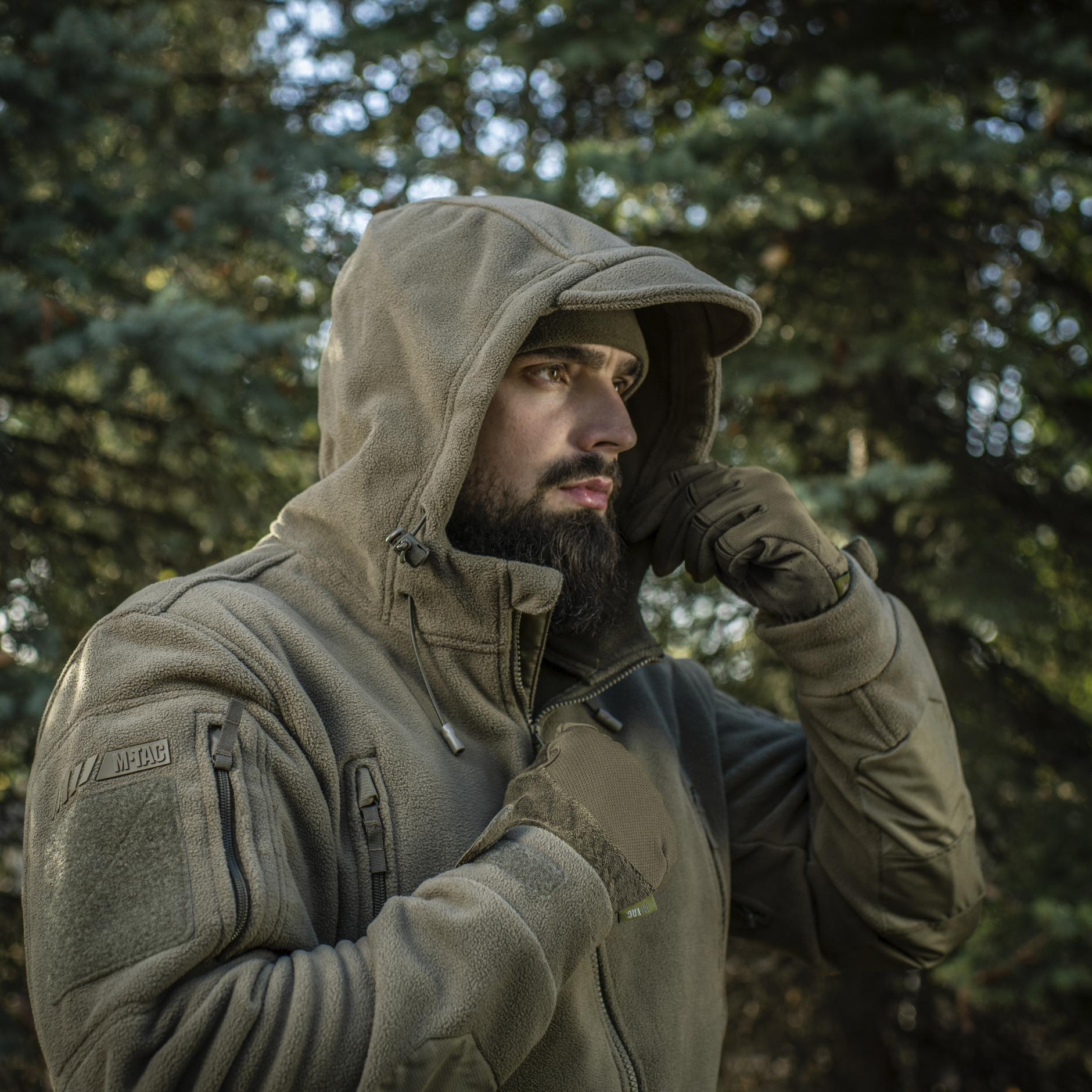 M-Tac куртка флисовая Windblock Division Gen.II Dark Olive — 22