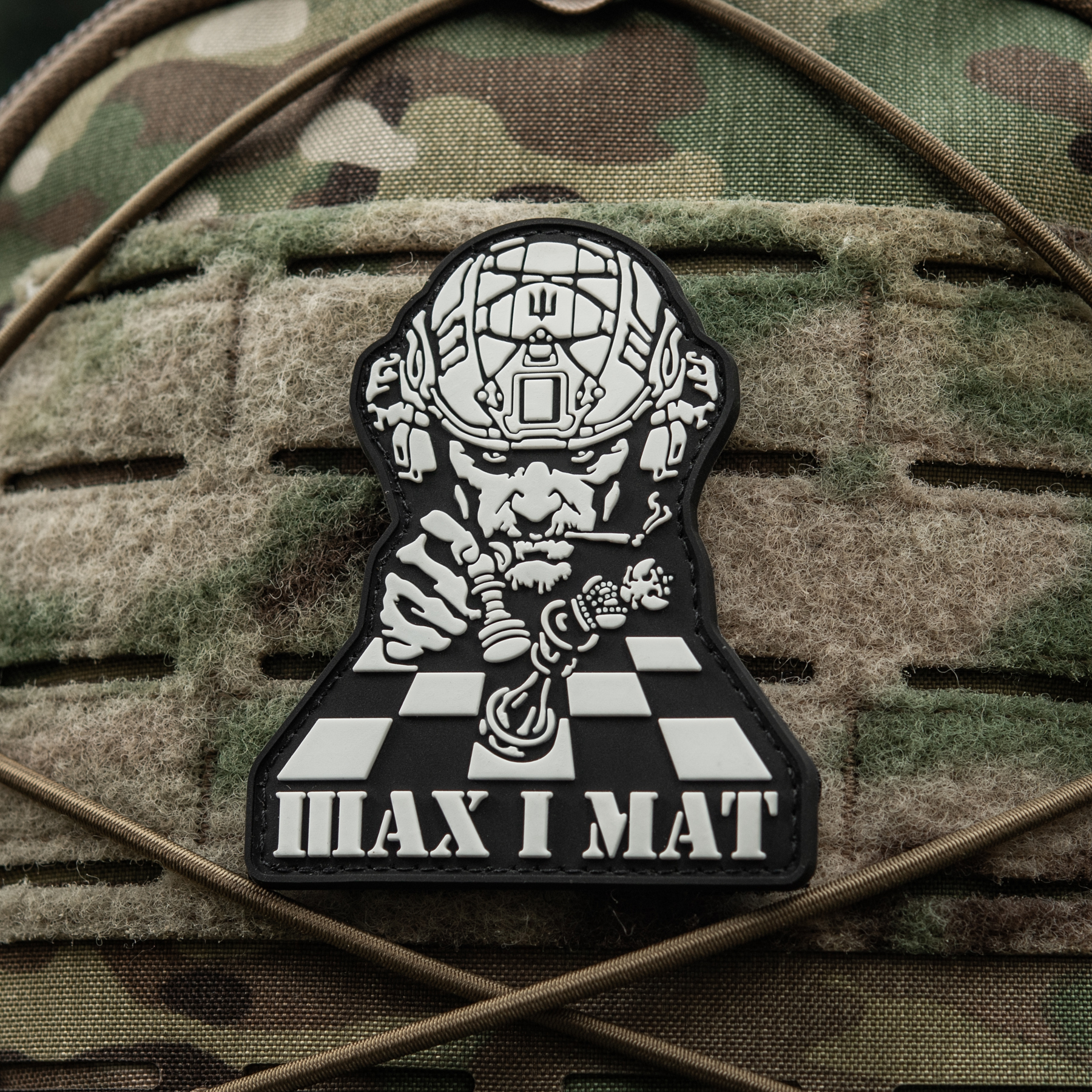 M-Tac нашивка Шах і Мат Black/White — 14