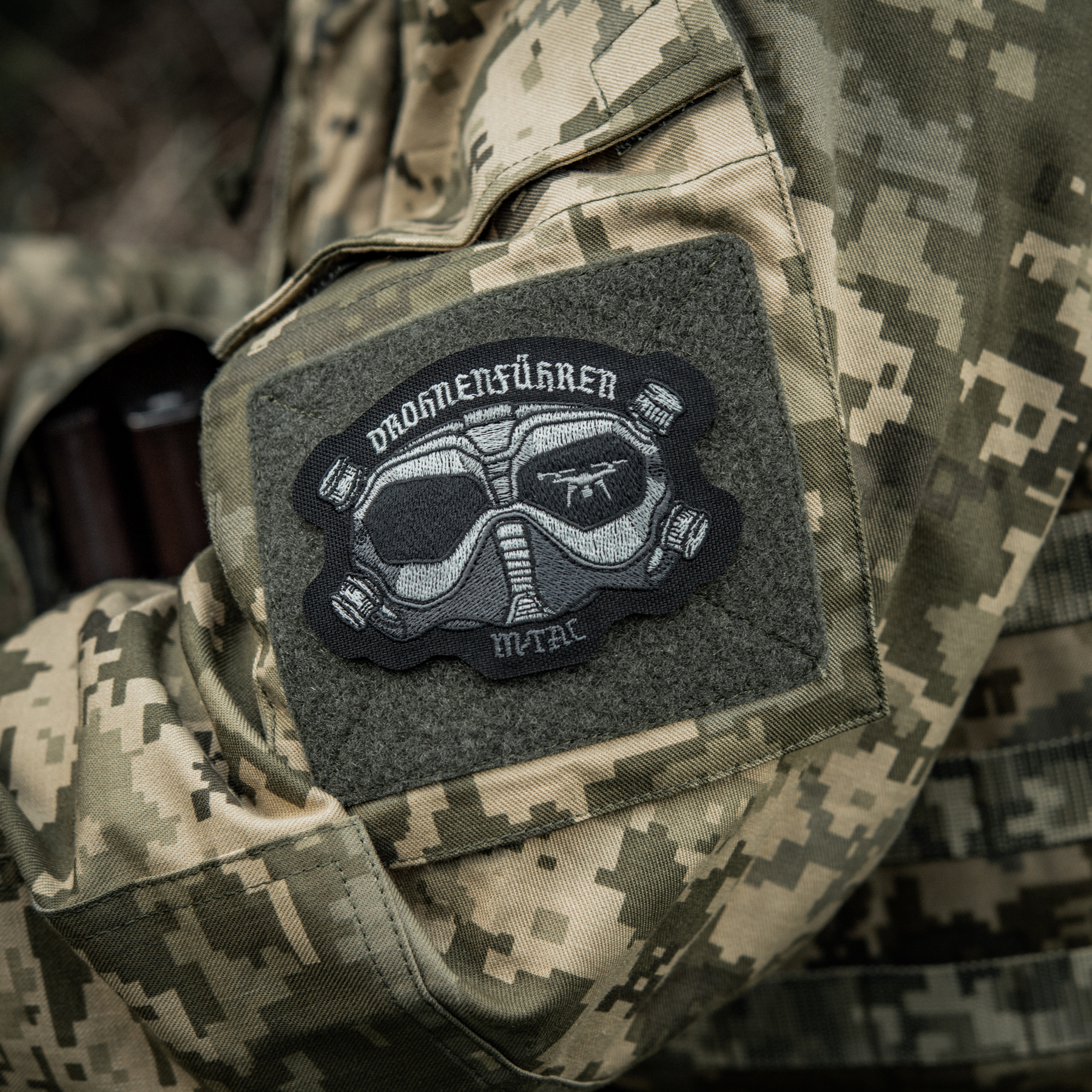 M-Tac нашивка Drohnenführer (вышивка) Black — 6